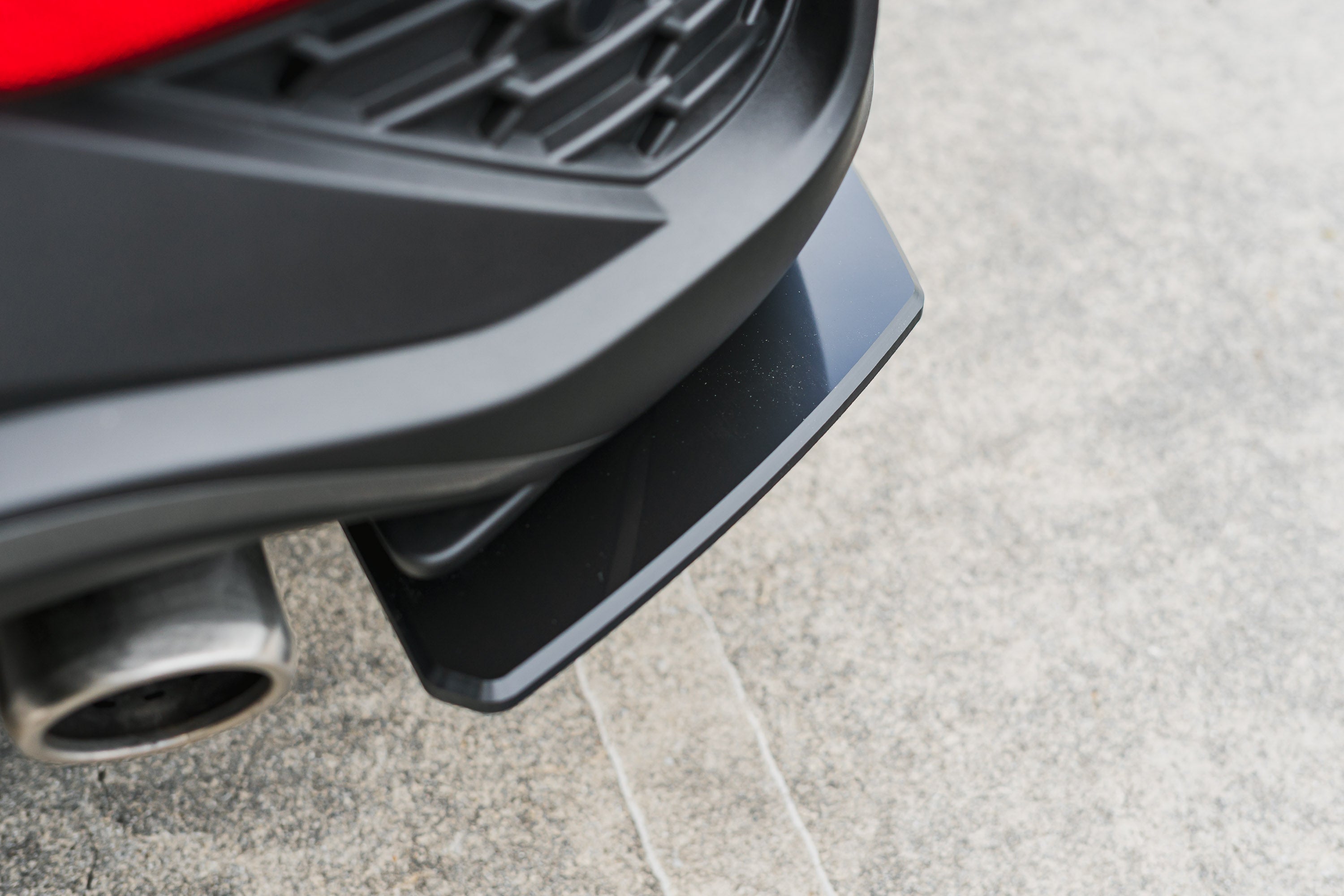 Flow Designs DEMO STOCK - i30N-Line Hatch PDe.V6 FL 2024+ Rear Spats (Pair) - GLOSS BLACK - iilumolab