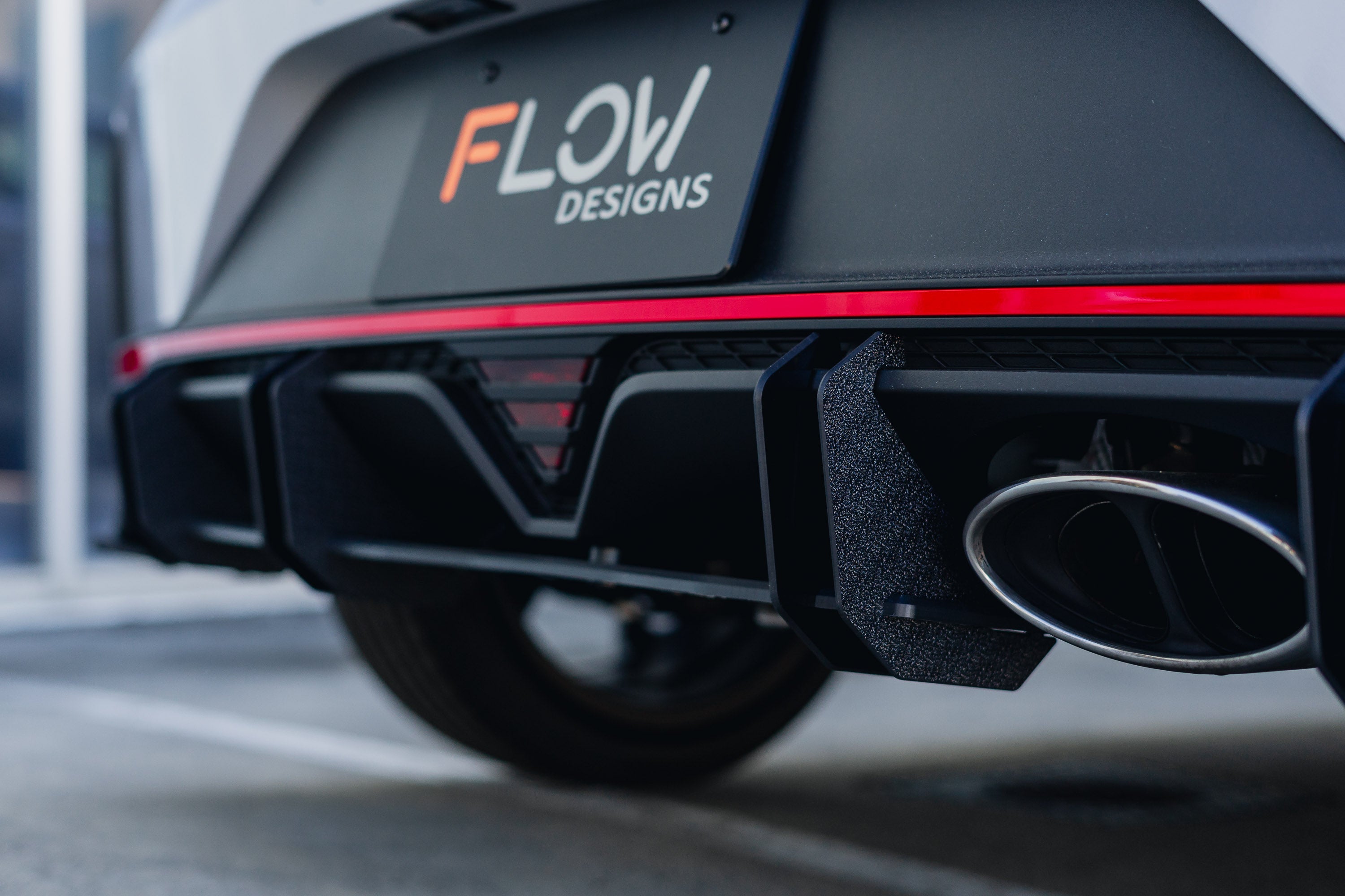 Flow Designs DEMO STOCK - i20 N BC3 Facelift - Rear Spats (Pair) - GLOSS BLACK - iilumolab