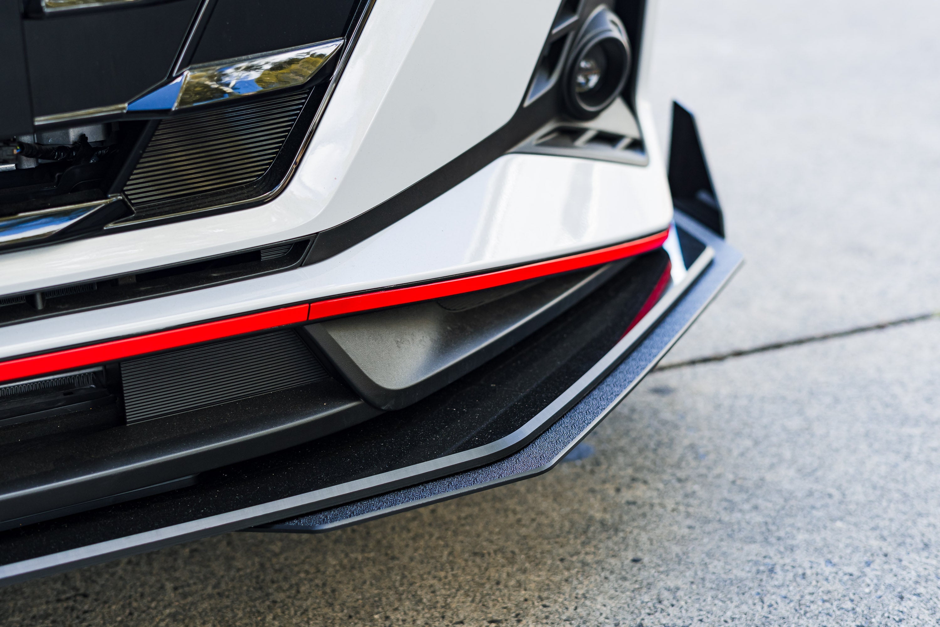 Flow Designs i20 N BC3 Facelift - Front Lip Splitter & Mounting Brackets - iilumolab