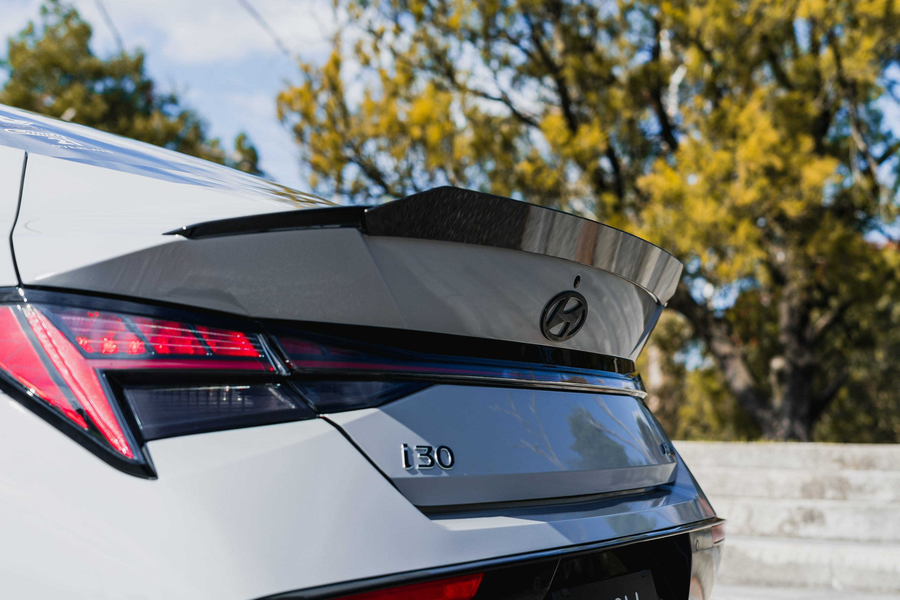 Flow Designs Hyundai CN7 V2 i30 N-Line Sedan FL 2025 Rear Spoiler Extension - iilumolab