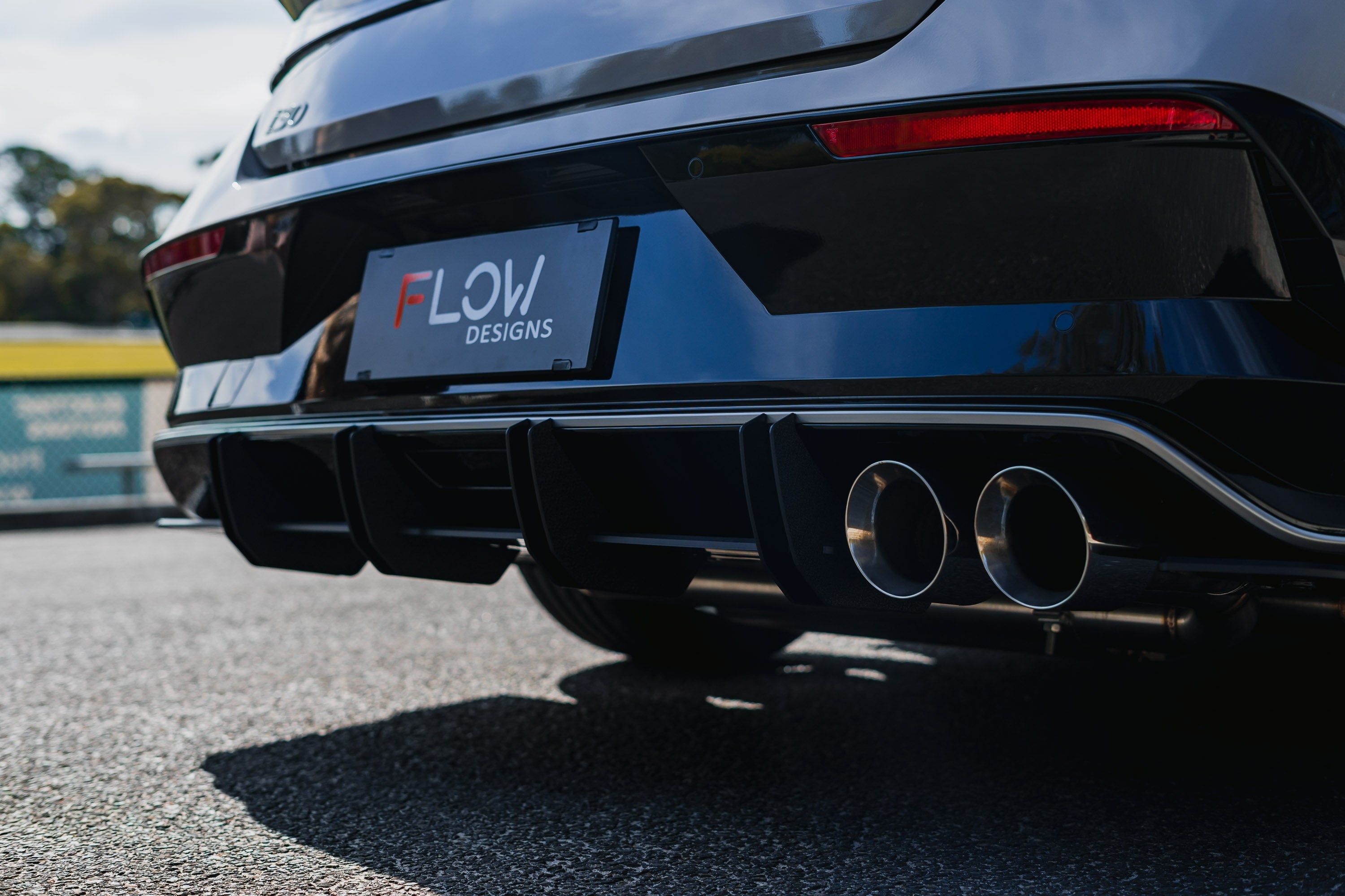 Flow Designs Hyundai CN7 V2 i30 N-Line Sedan FL 2025 Flow-Lock Rear Diffuser - iilumolab