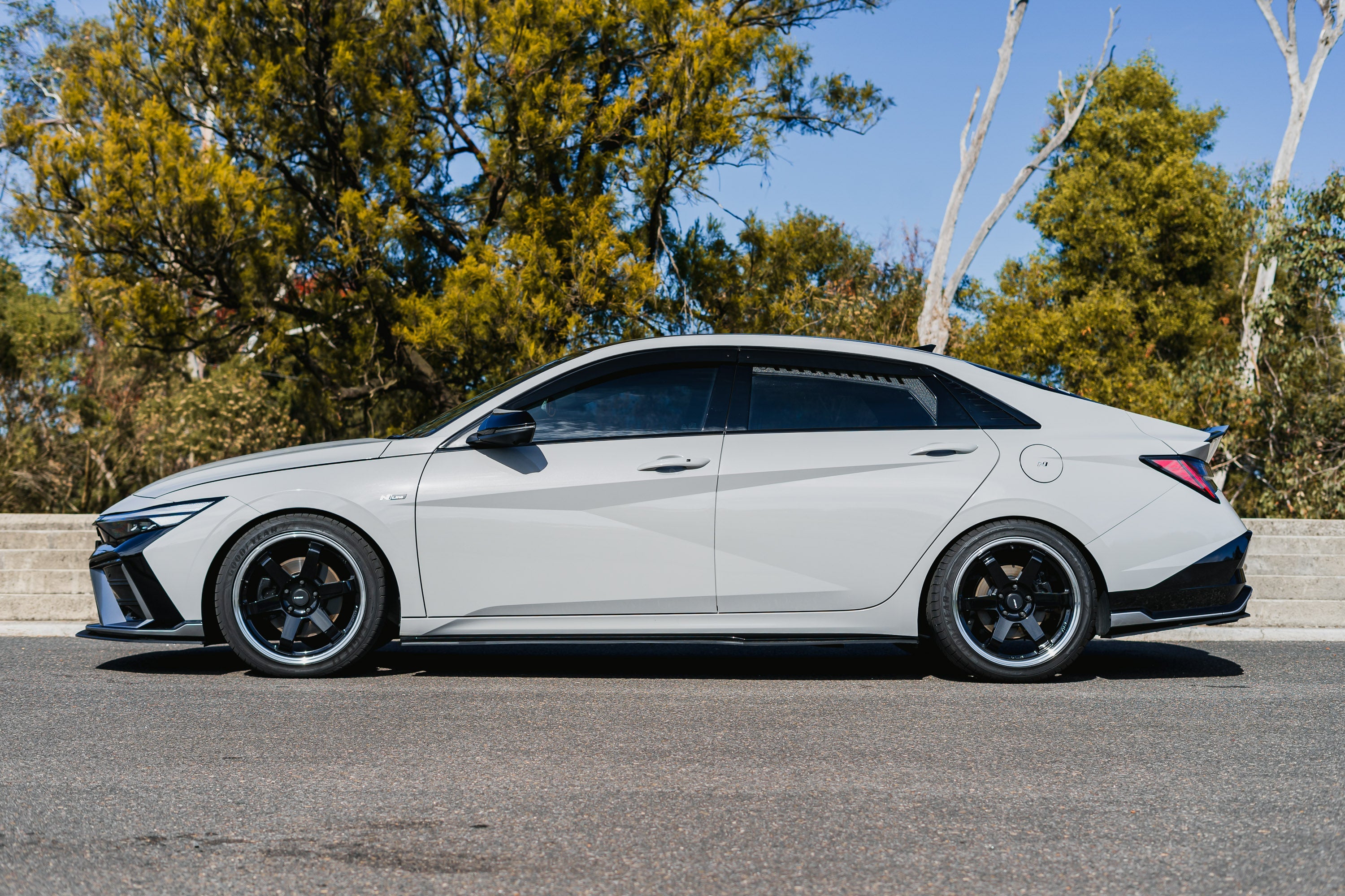 Flow Designs Hyundai CN7 V2 i30 N-Line Sedan FL 2025 Rear Window Vents (Pair) - iilumolab