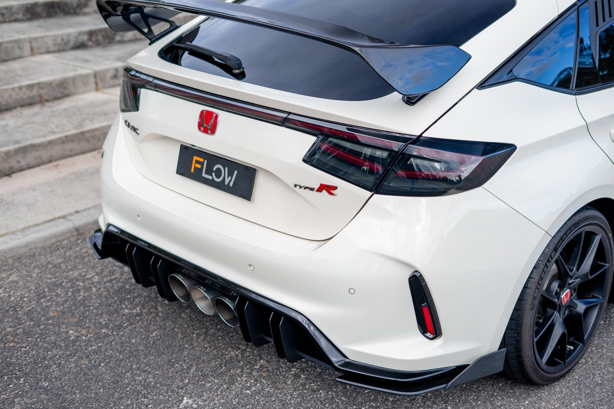 Flow Designs FL5 Civic Type R Flow-Lock Rear Diffuser