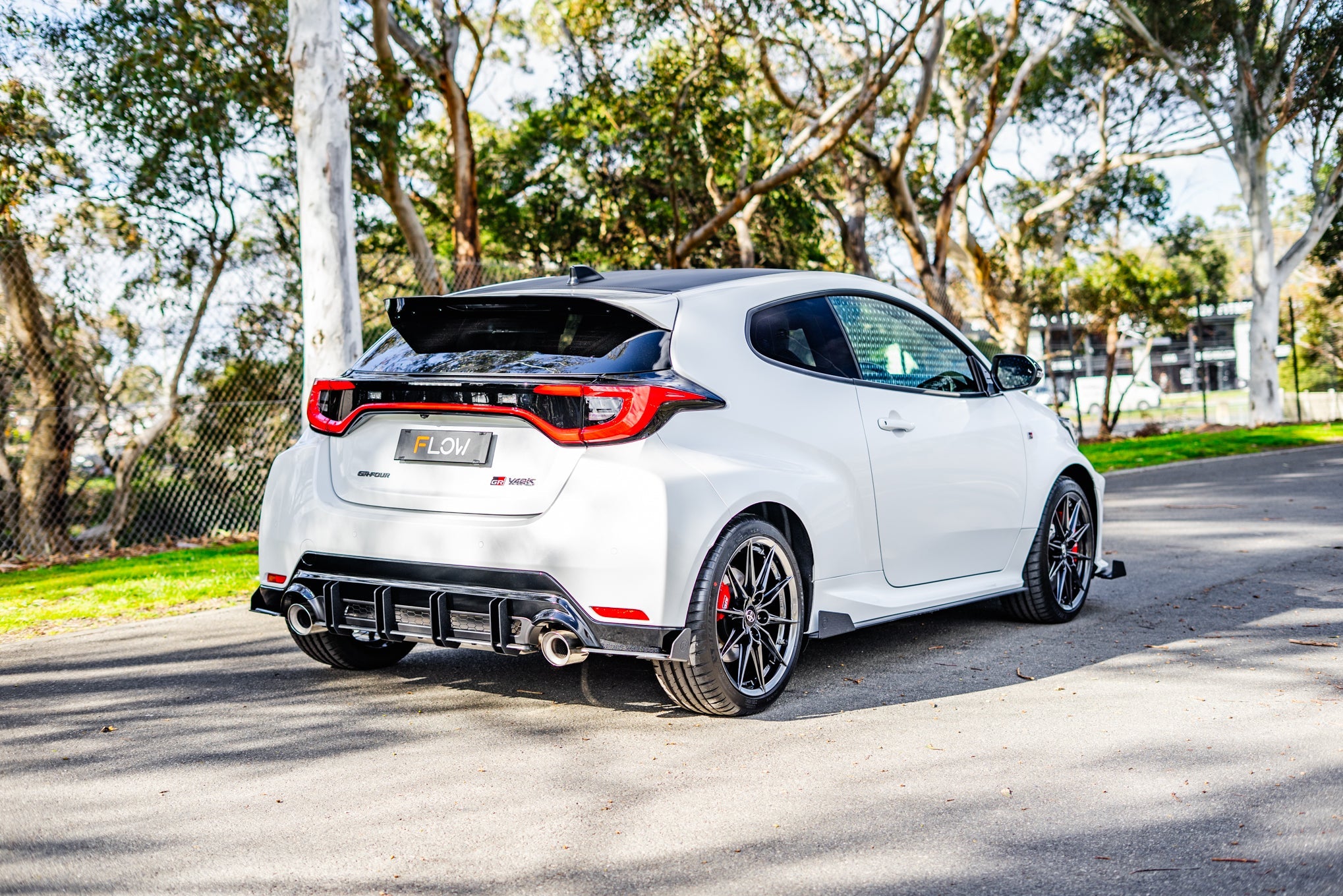 Flow Designs Toyota Yaris GR Gen2 2025 Rear Spoiler Extensions - iilumolab