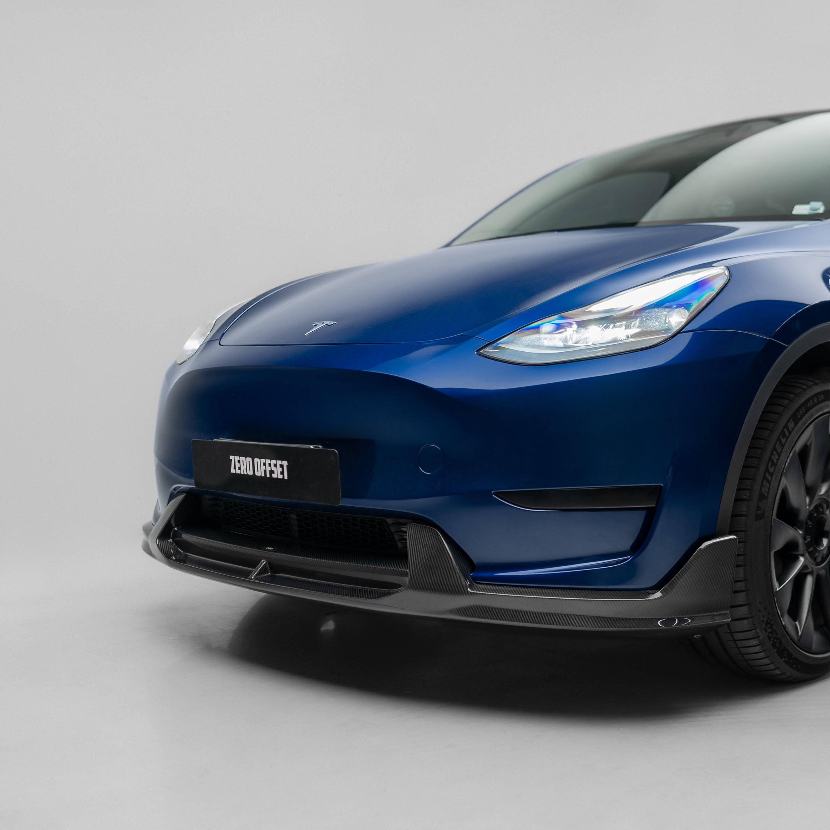 Tesla Model Y V2 Carbon Fiber Front Lip 2022-2024