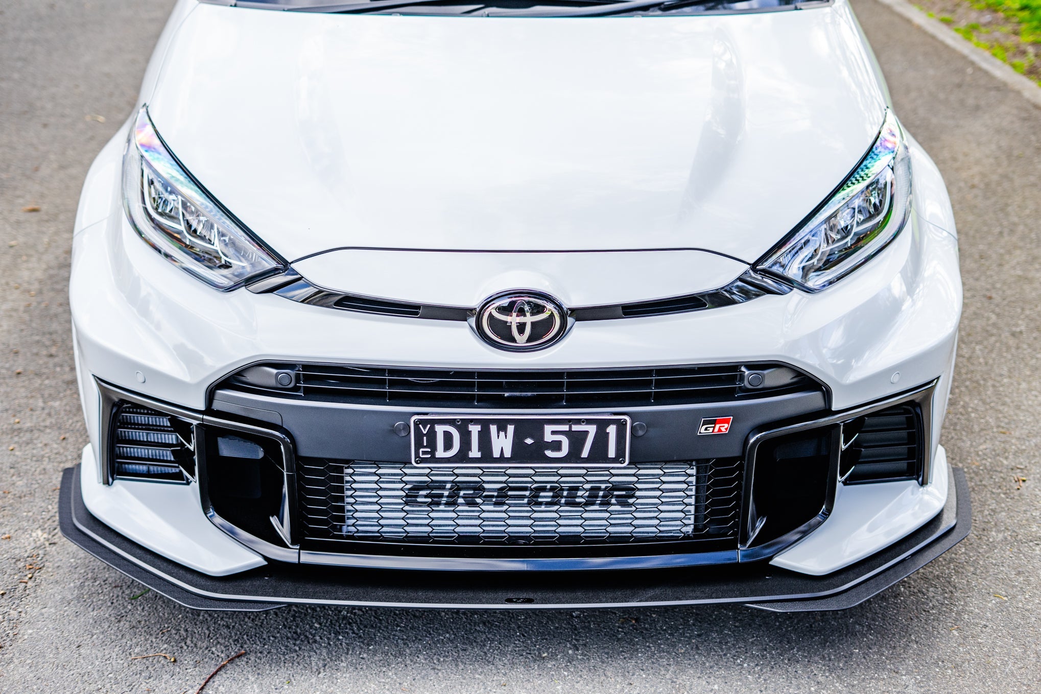 Flow Designs Toyota Yaris GR Gen2 2025 Chassis Mounted Front Lip Splitter & Bumper Reinforcement Plate - iilumolab