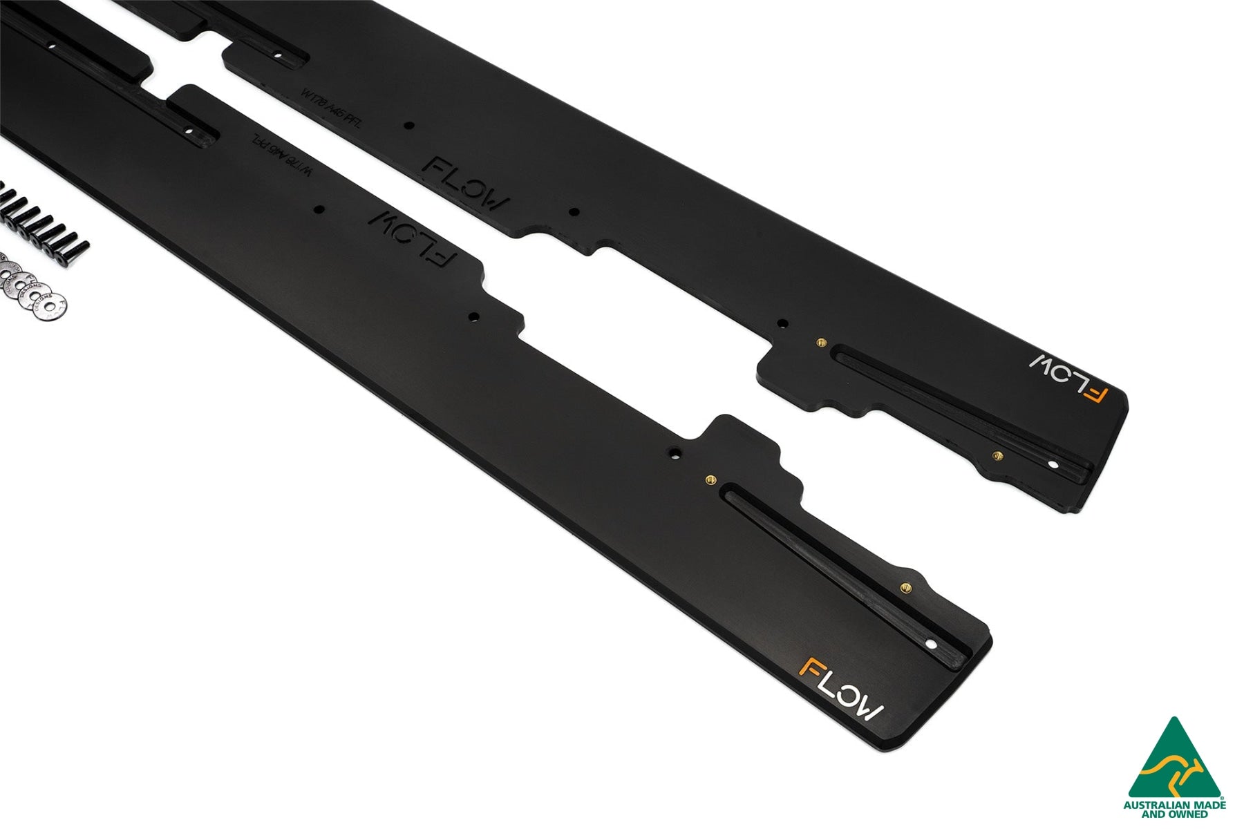 Flow Designs A45 AMG W176 (PFL) Side Skirt Splitters (Pair) - iilumolab