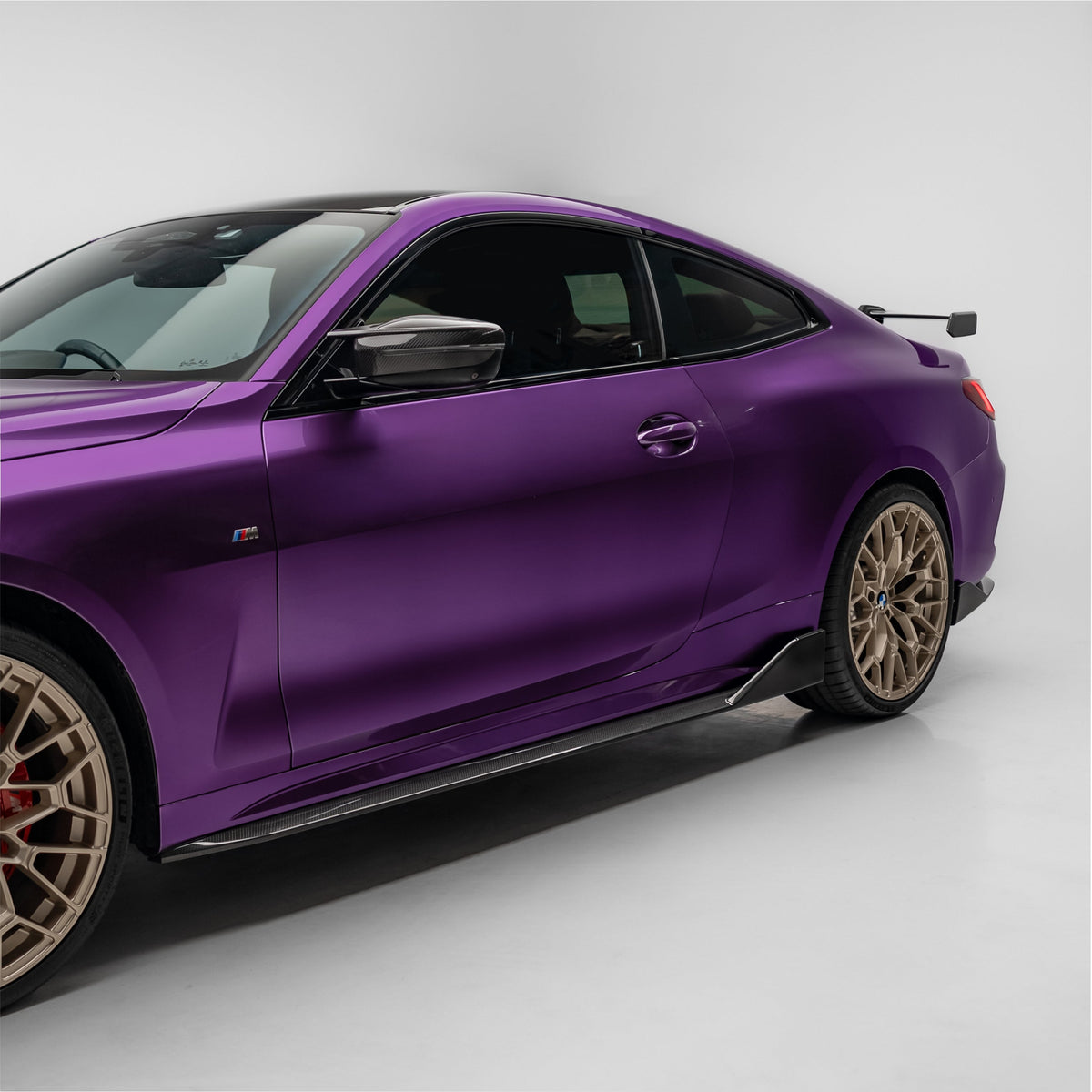 M Performance Style Pre Pregged Dry Carbon Mirror Caps for BMW 2/3/4 Series G42 G20 G21 G20 G22 G23 G26