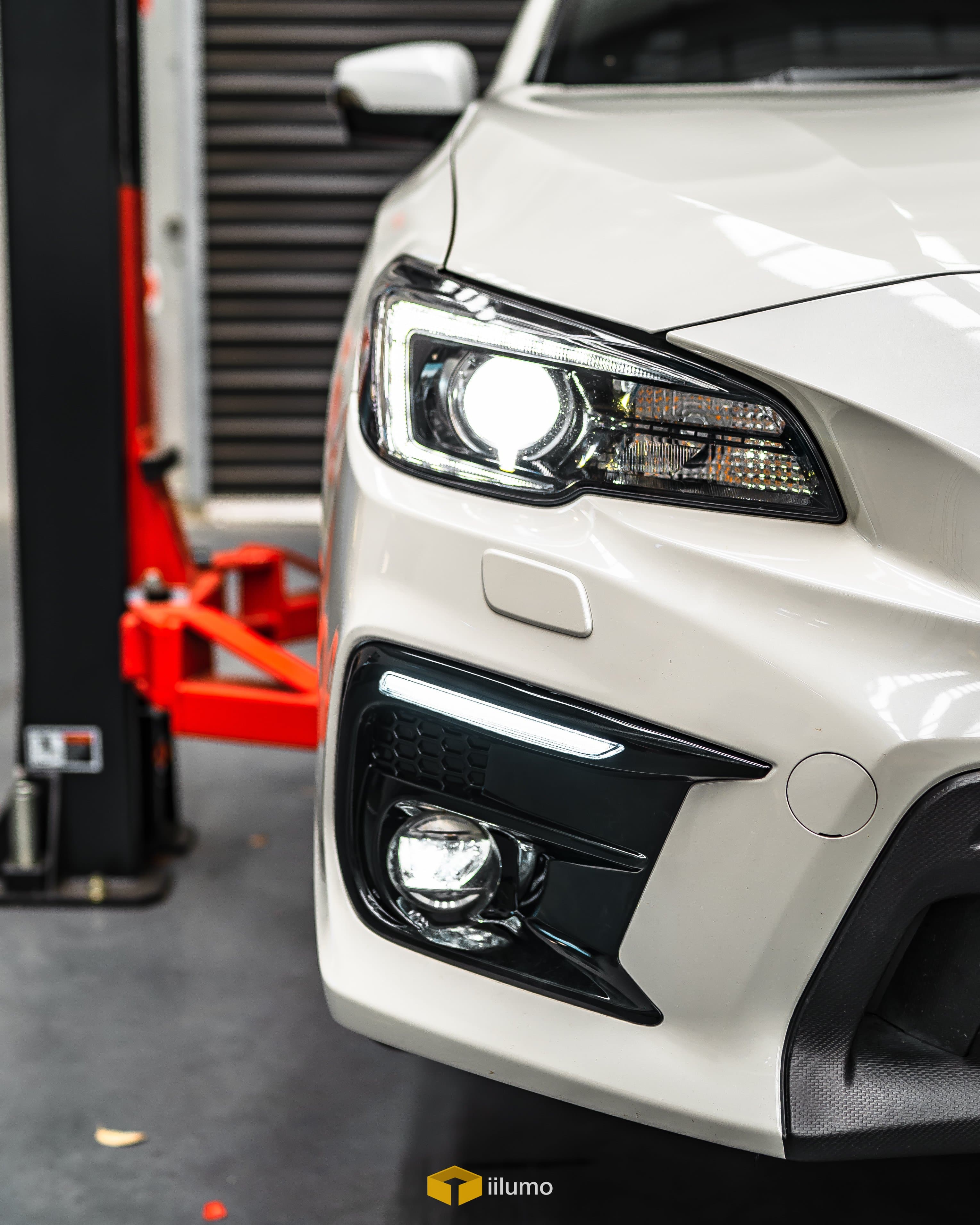 DAYTIME RUNNING LIGHT & SEQUENTIAL SIGNAL FOG LIGHT BEZELS : 2018-2021 SUBARU WRX / STI - iilumolab