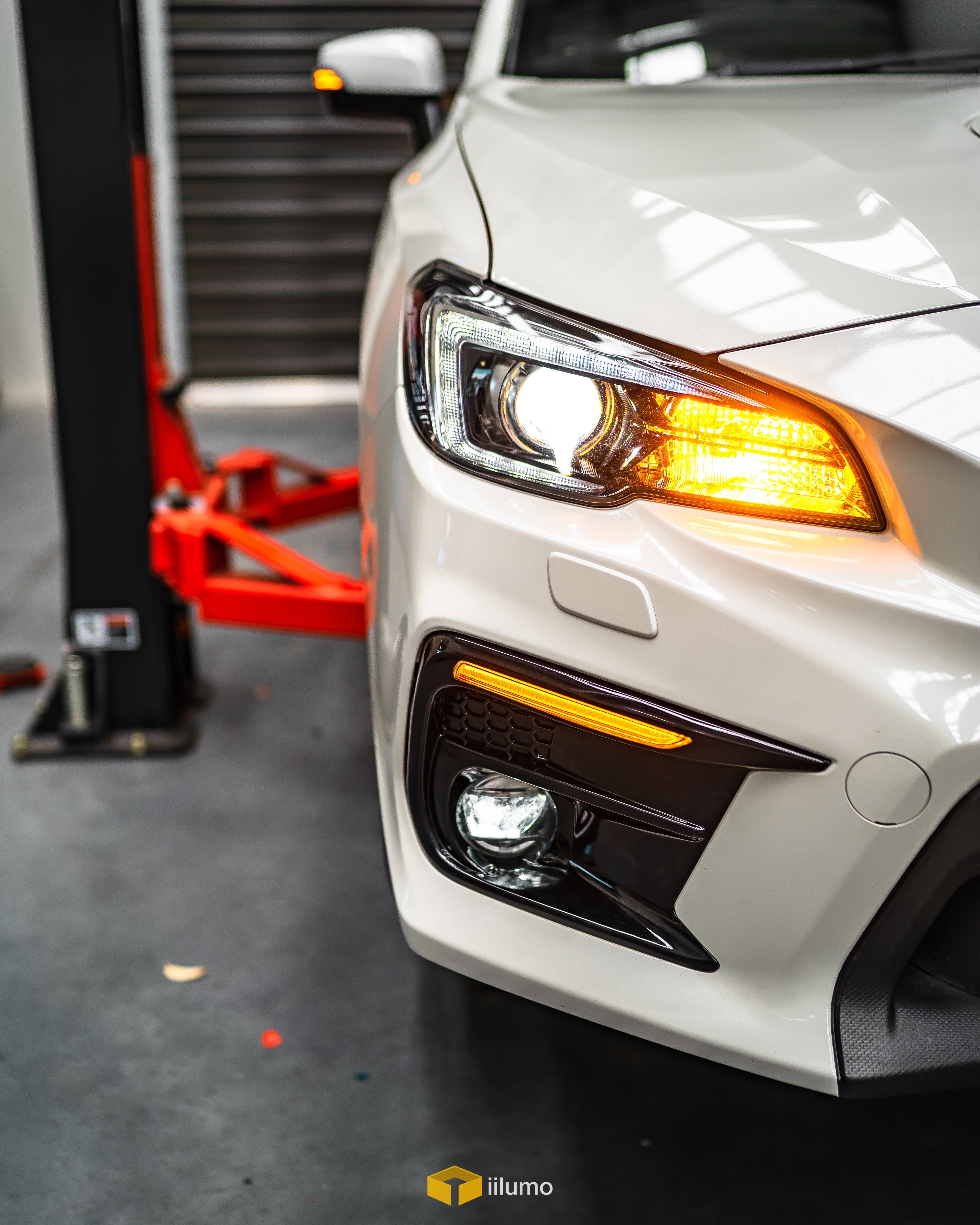 DAYTIME RUNNING LIGHT & SEQUENTIAL SIGNAL FOG LIGHT BEZELS : 2018-2021 SUBARU WRX / STI - iilumolab