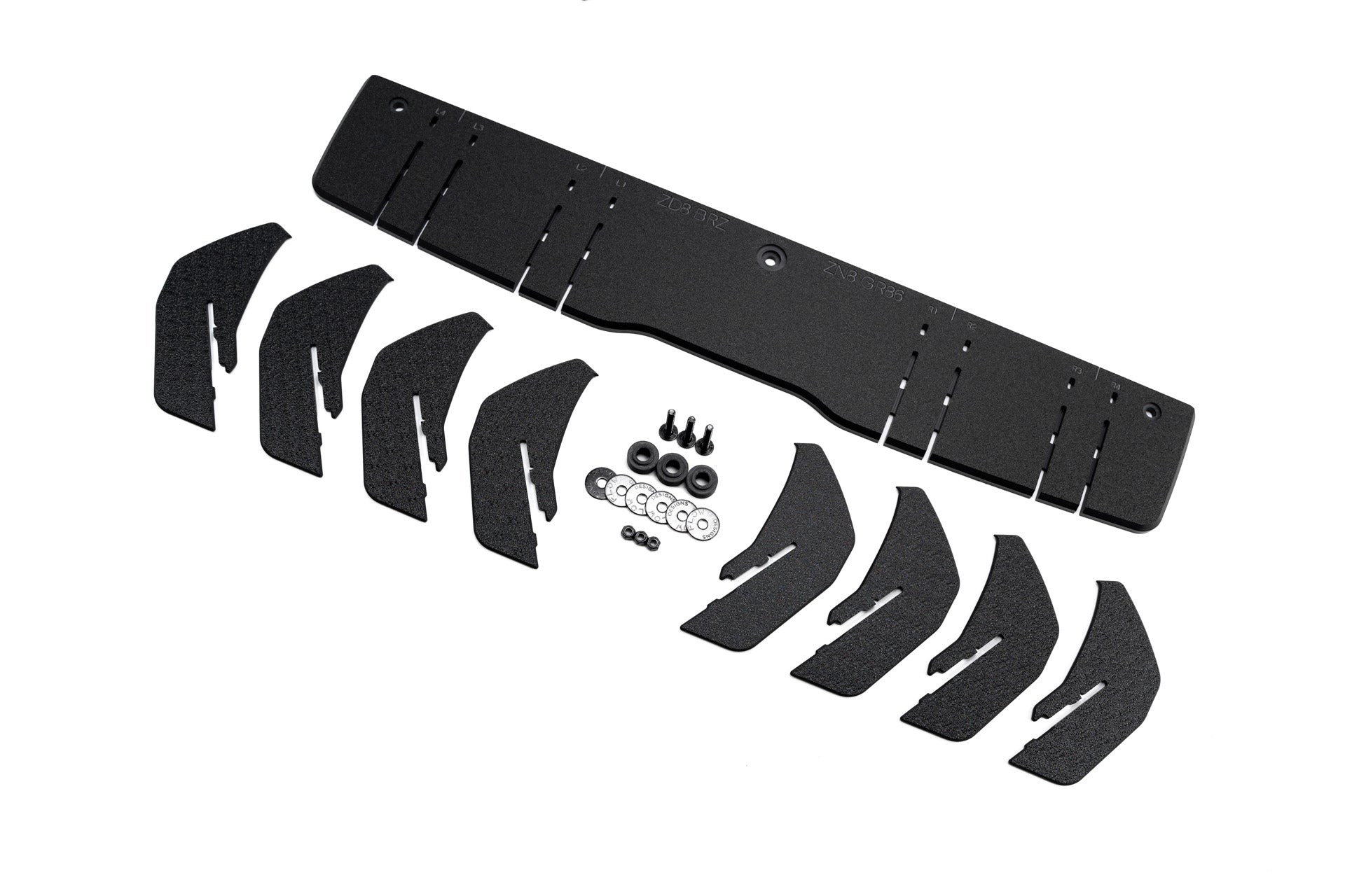 Flow Designs ZN8 GR86 Flow-Lock Rear Diffuser (TEXTURED)