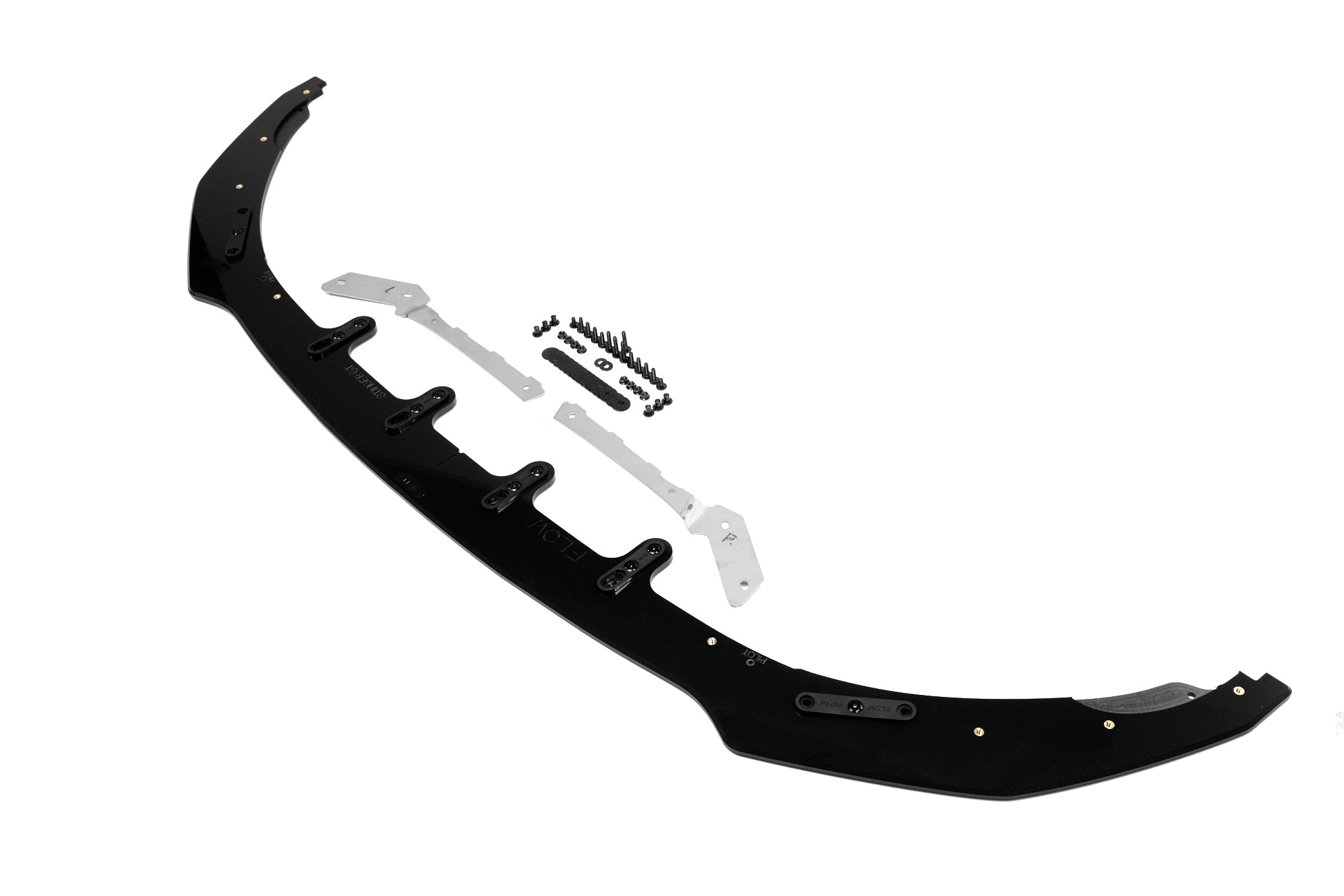 Flow Designs Stinger CK GT Front Lip Splitter & Bumper Reinforcement Brackets - iilumolab
