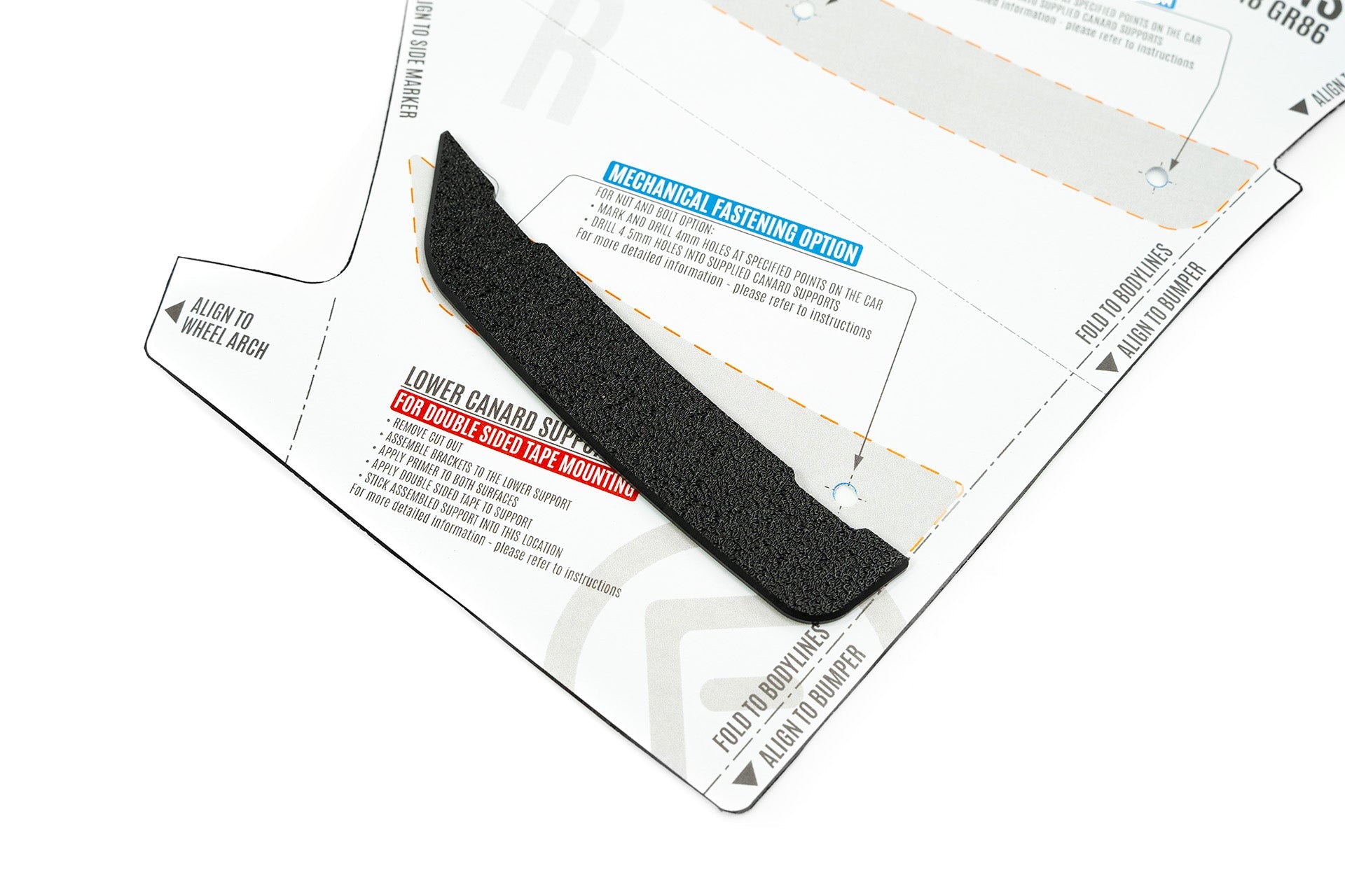 Flow Designs ZN8 GR86 Front Bumper Canards - iilumolab