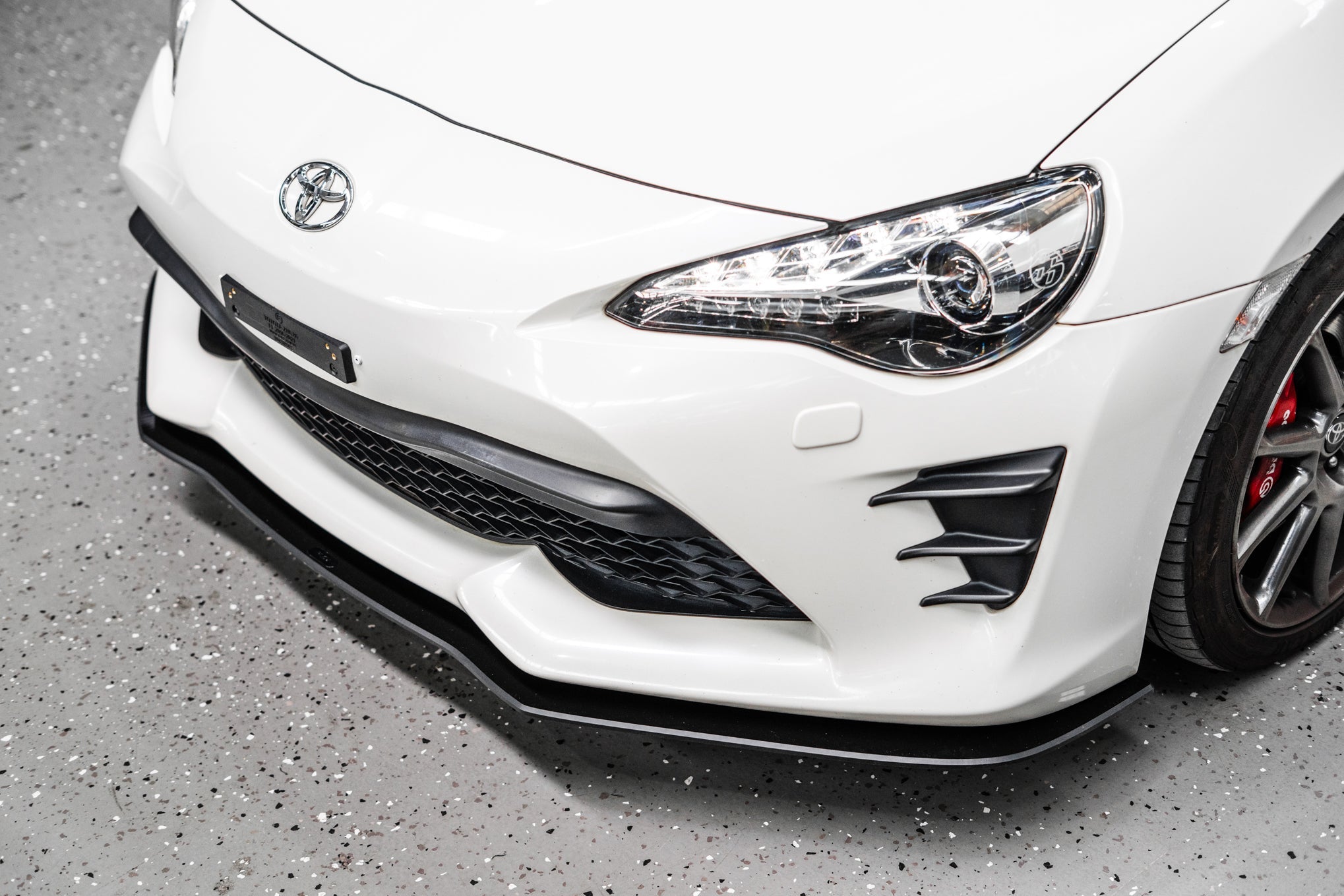 Flow Designs Toyota 86 (Facelift) Front Lip Splitter V1 (Without Support Rods) - iilumolab