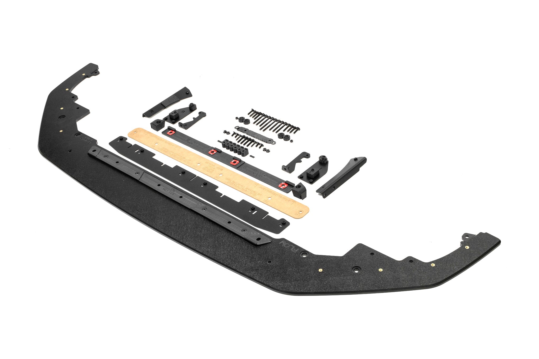 Flow Designs Toyota Yaris GR Gen2 2025 Chassis Mounted Front Lip Splitter & Bumper Reinforcement Plate - iilumolab
