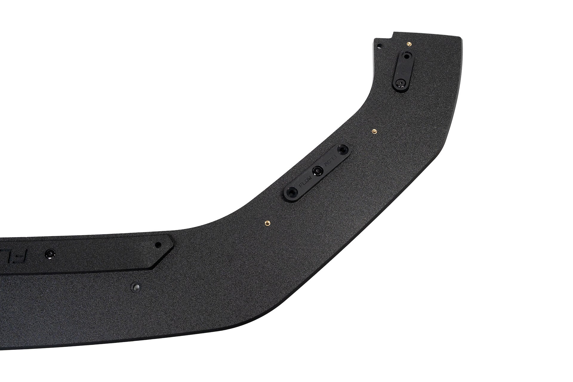 Flow Designs EX-DISPLAY - Kona N Front Lip Splitter - TEXTURED MATTE BLACK - iilumolab