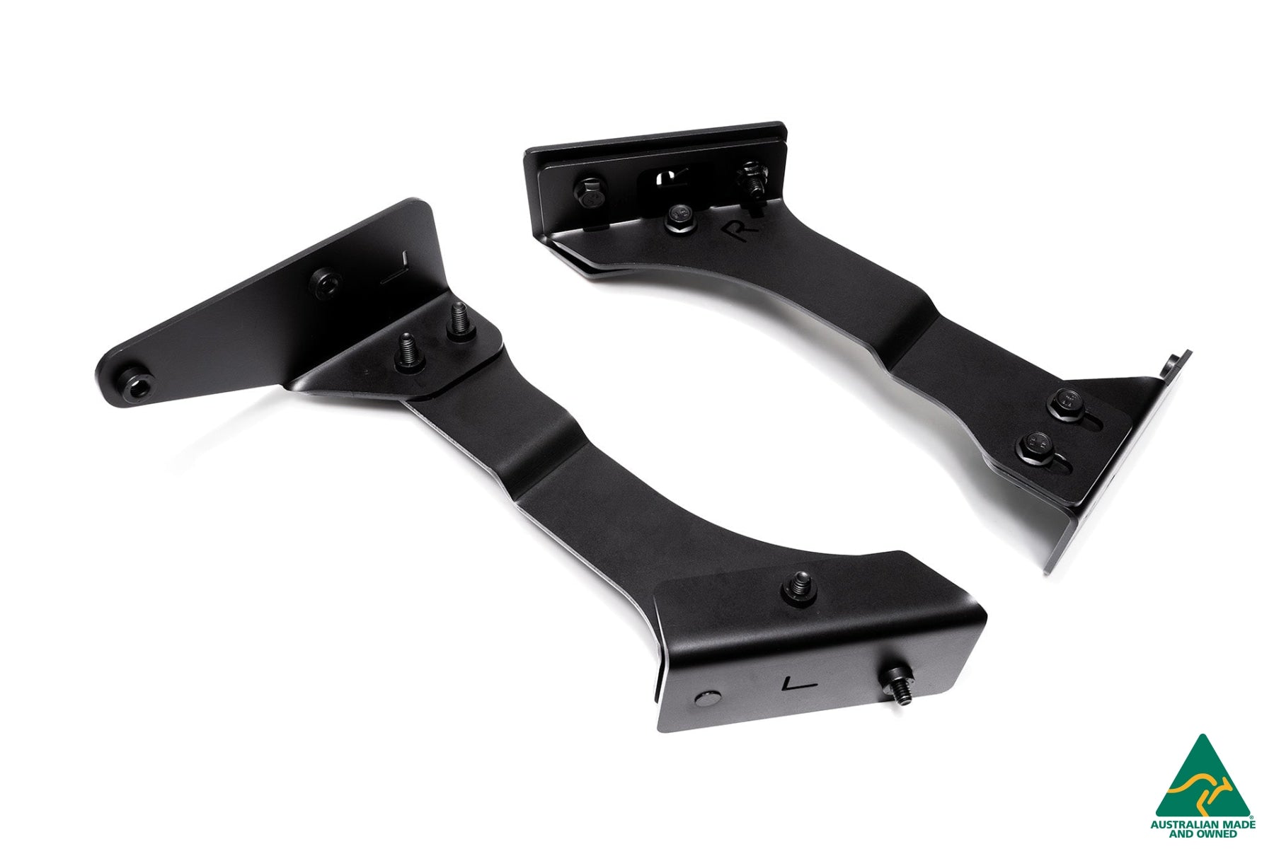 Flow Designs MK8 Golf R Chassis Mounted Front Lip Splitter - iilumolab