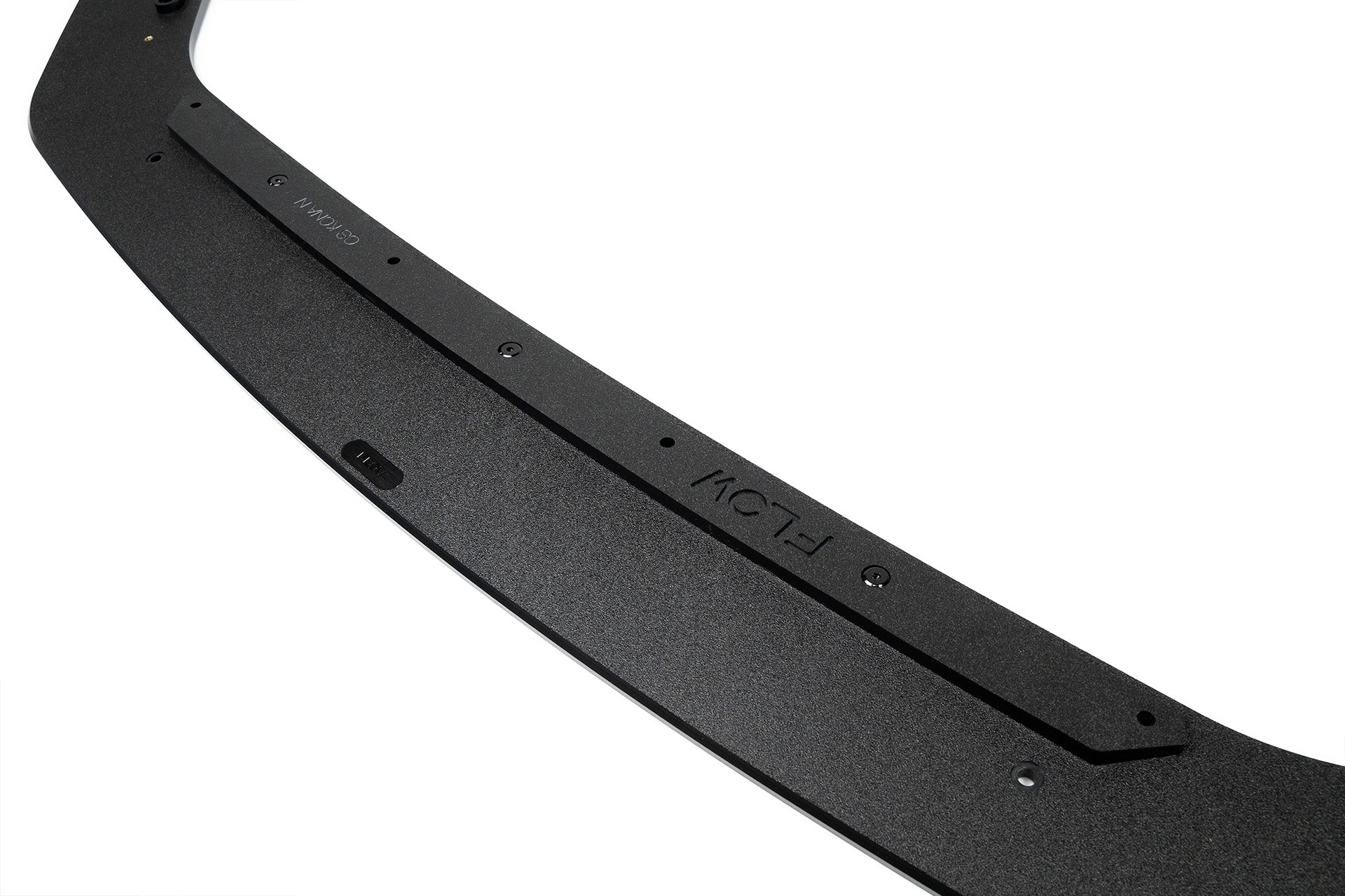 Flow Designs EX-DISPLAY - Kona N Front Lip Splitter - TEXTURED MATTE BLACK - iilumolab