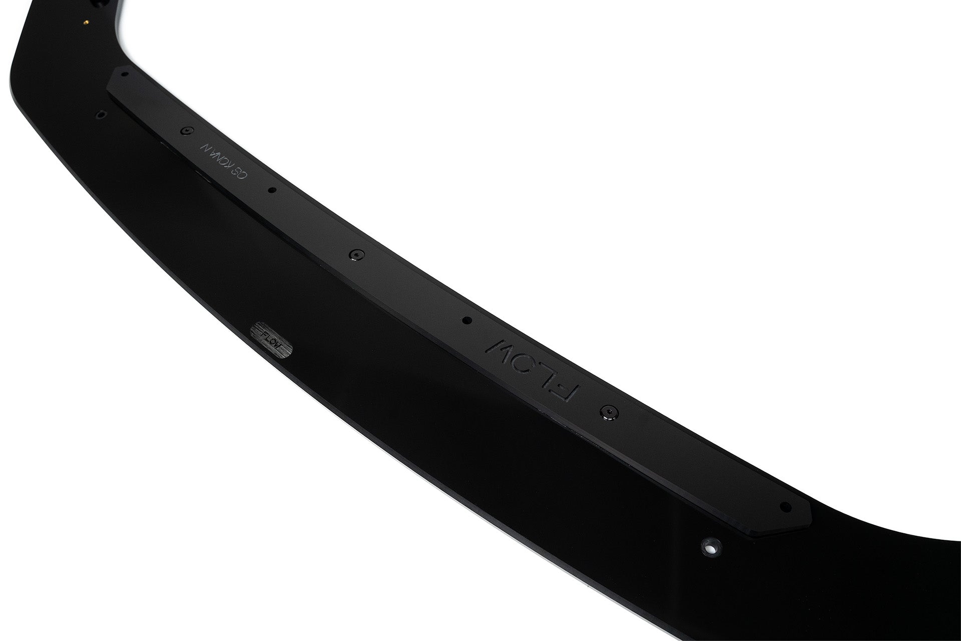 Flow Designs EX-DISPLAY - Kona N Front Lip Splitter - TEXTURED MATTE BLACK - iilumolab