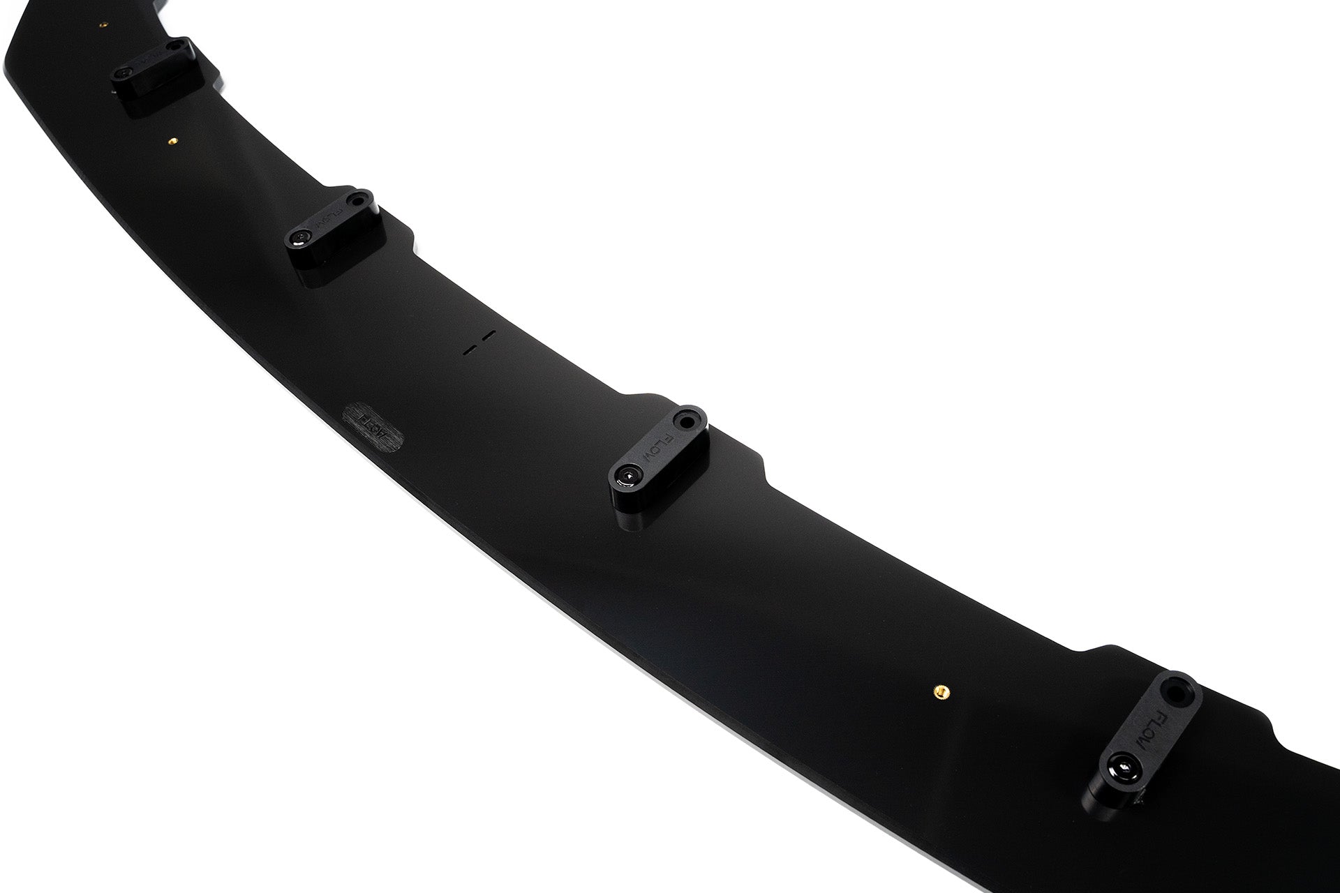 Flow Designs EX-DISPLAY - CN7 i30 N Line Sedan 2020 - 2022 Front Lip Splitter & Mounting Brace - GLOSS BLACK - iilumolab