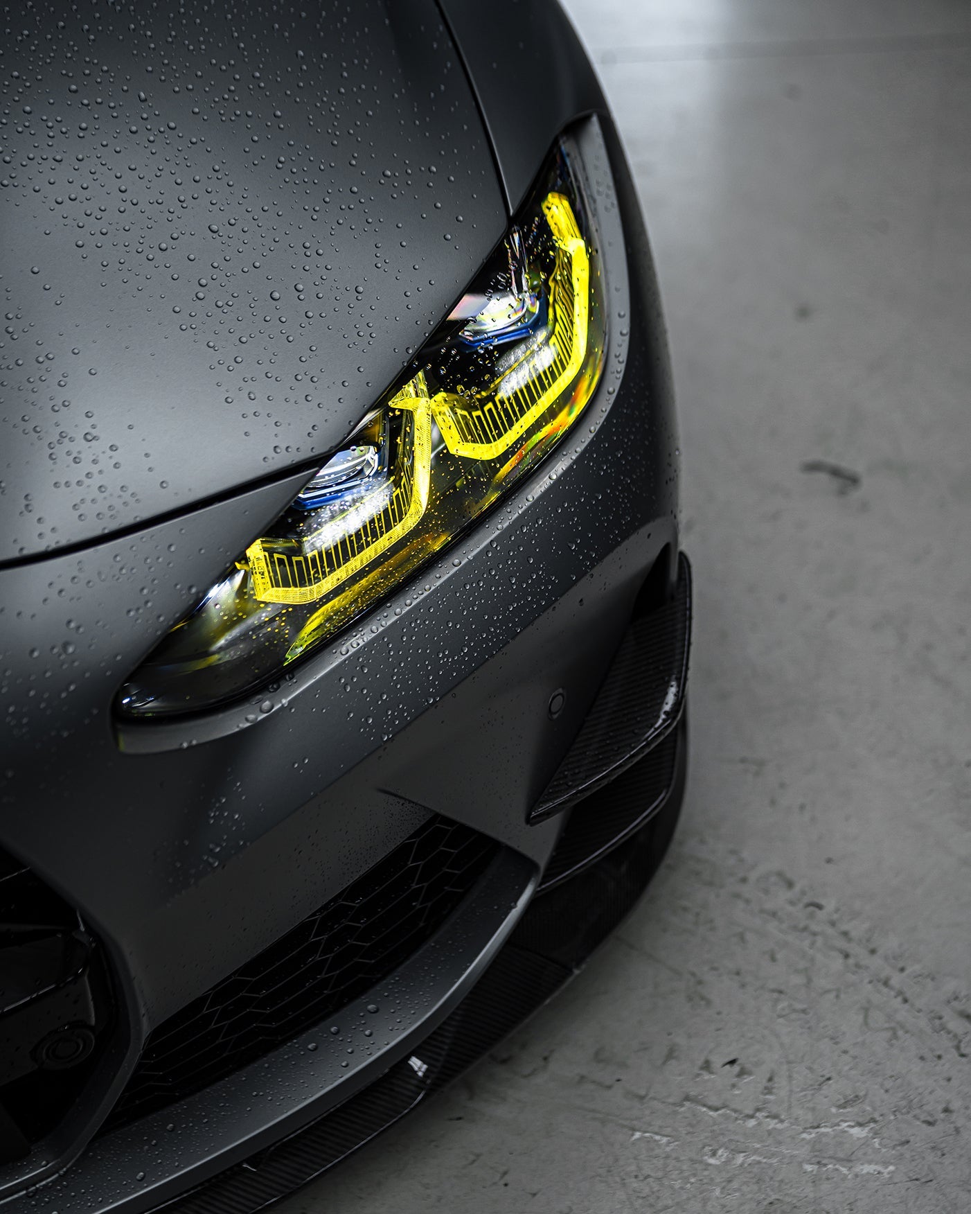 CSL YELLOW DRL LED MODULES : BMW M3 G80 G81 / M4 G82 G83 / 4-SERIES 420i 430i M440i - iilumo