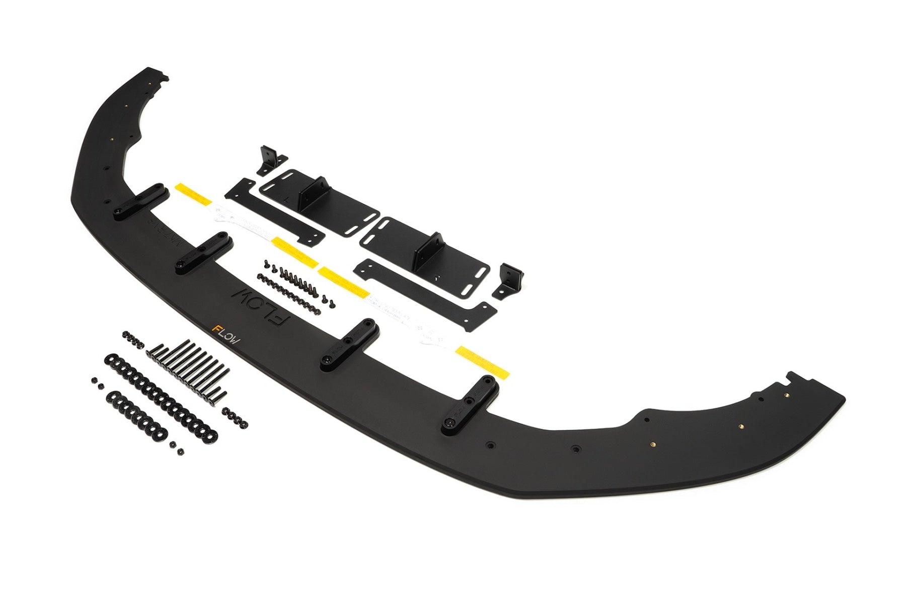 Flow Designs MK7 Golf R (USDM) Chassis Mounted Front Lip Splitter V3 - iilumolab