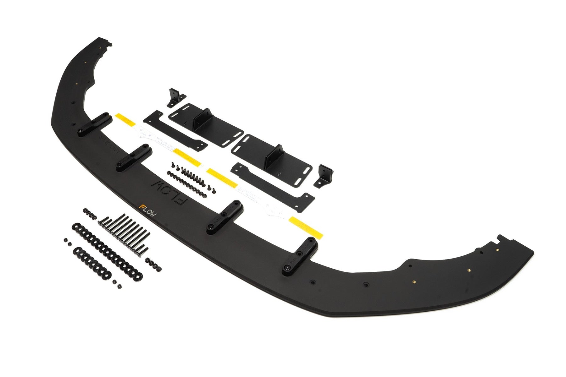 Flow Designs EX-DISPLAY -DISCONTINUED SANDED MATTE FINISH - MK7 Golf R (EU/AU) Chassis Mounted Front Lip Splitter V3 - iilumolab