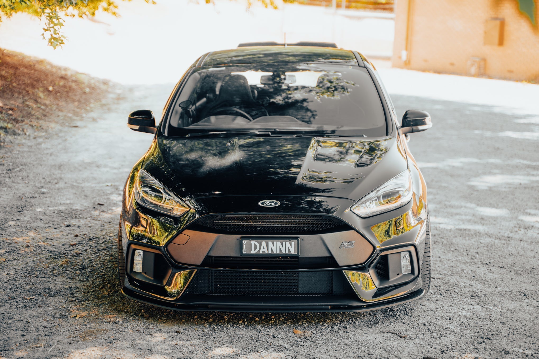 Flow Designs MK3 Focus RS Front Lip Splitter (3 Piece) & Bumper Reinforcement Bracket - iilumolab