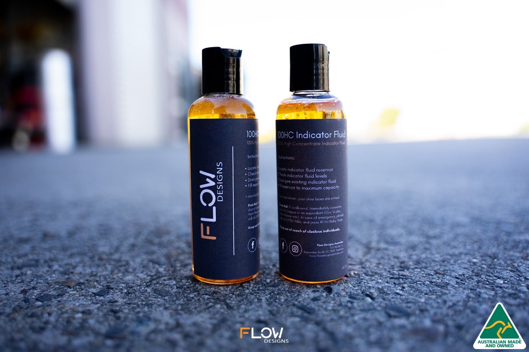 Flow Designs 100HC Indicator Fluid (Concentrate) - iilumolab