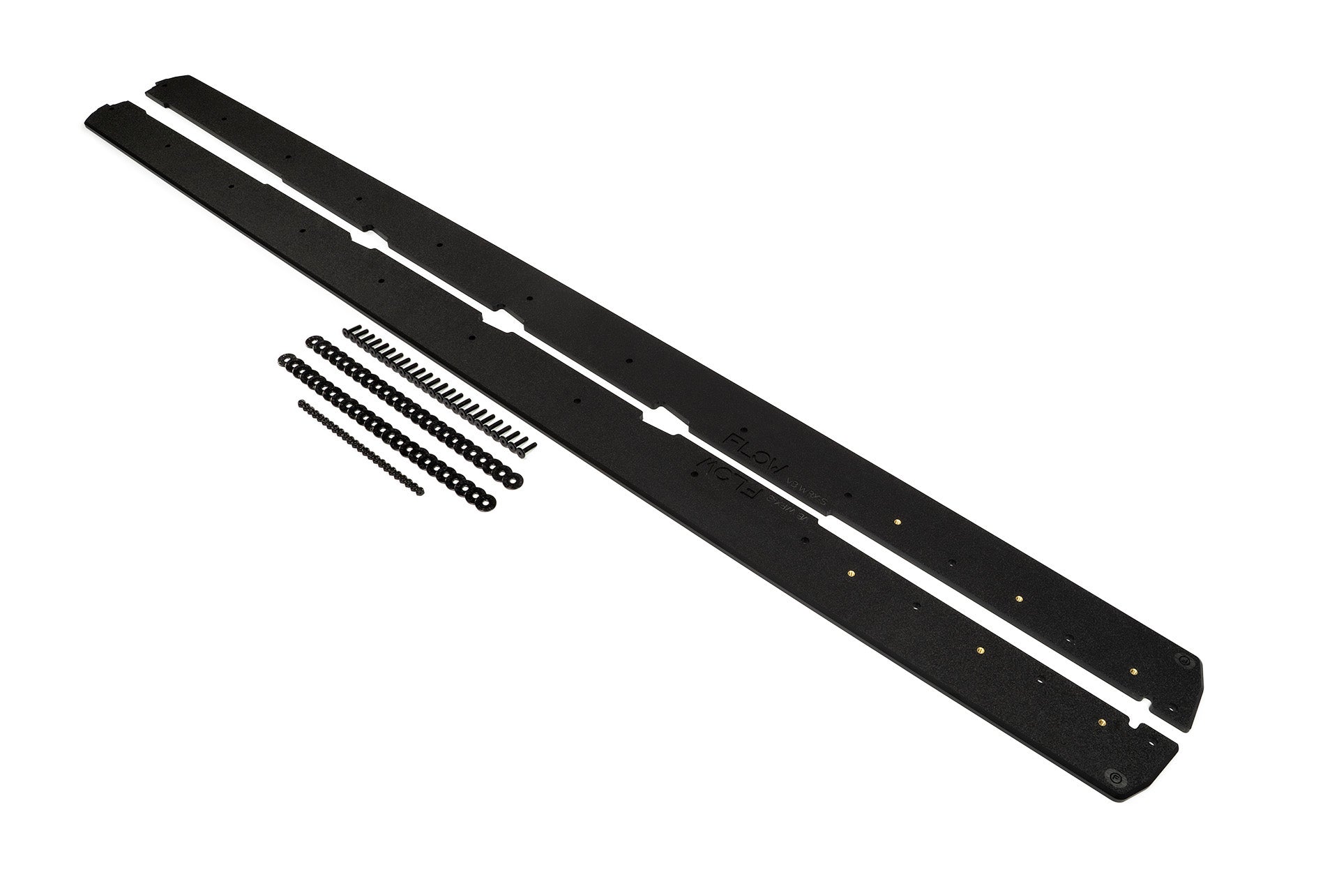 Flow Designs EX-DISPLAY - VB WRX Side Skirt Splitters (TEXTURED: Pair) - iilumolab