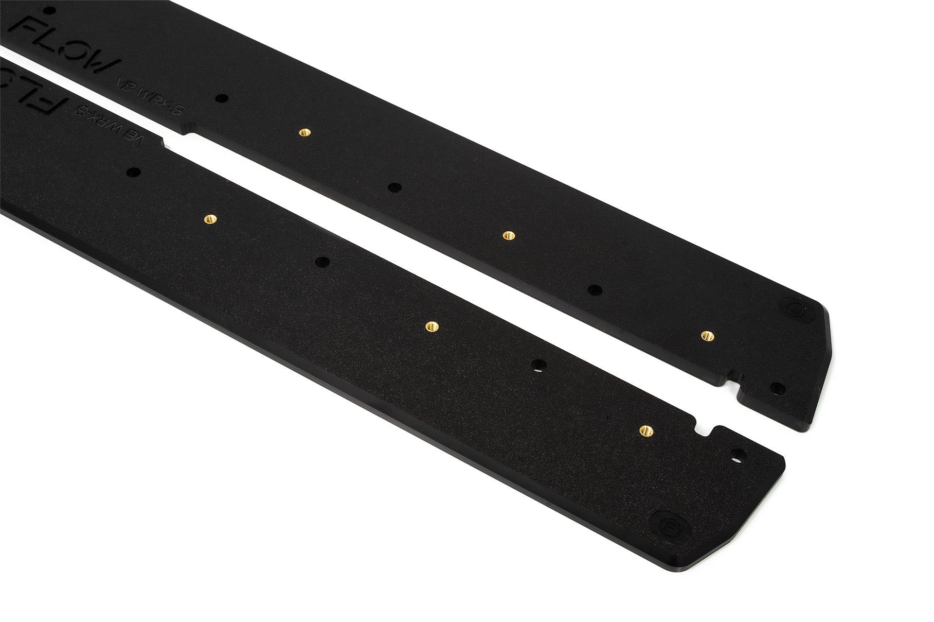 Flow Designs EX-DISPLAY - VB WRX Side Skirt Splitters (TEXTURED: Pair) - iilumolab