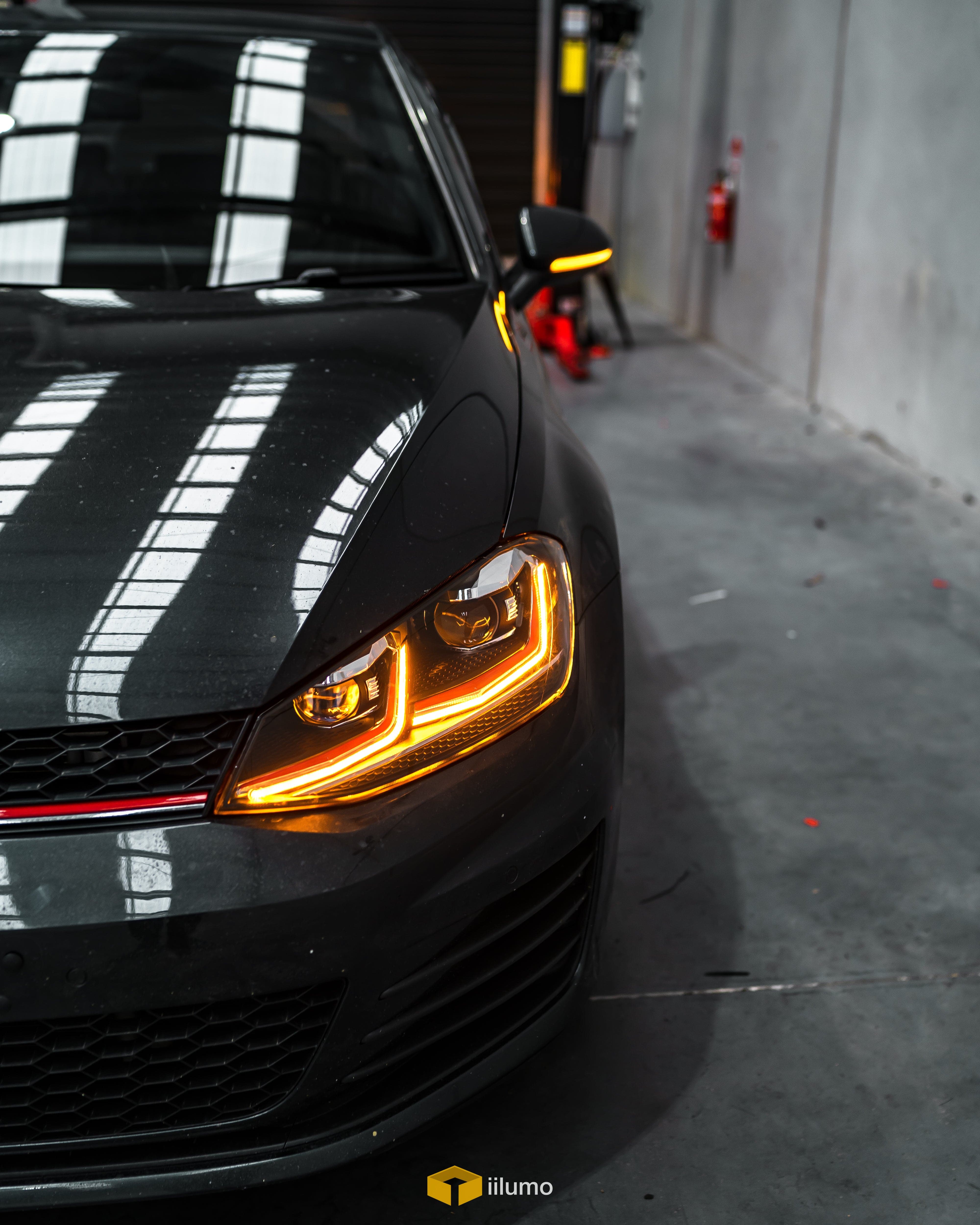2012-2020 VW MK7.5R STYLE SEQUENTIAL LED HEADLIGHTS (MK7) - iilumolab