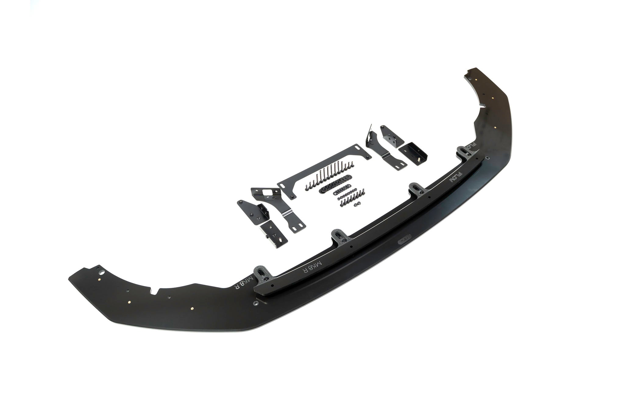 Flow Designs MK8 Golf R Chassis Mounted Front Lip Splitter - iilumolab