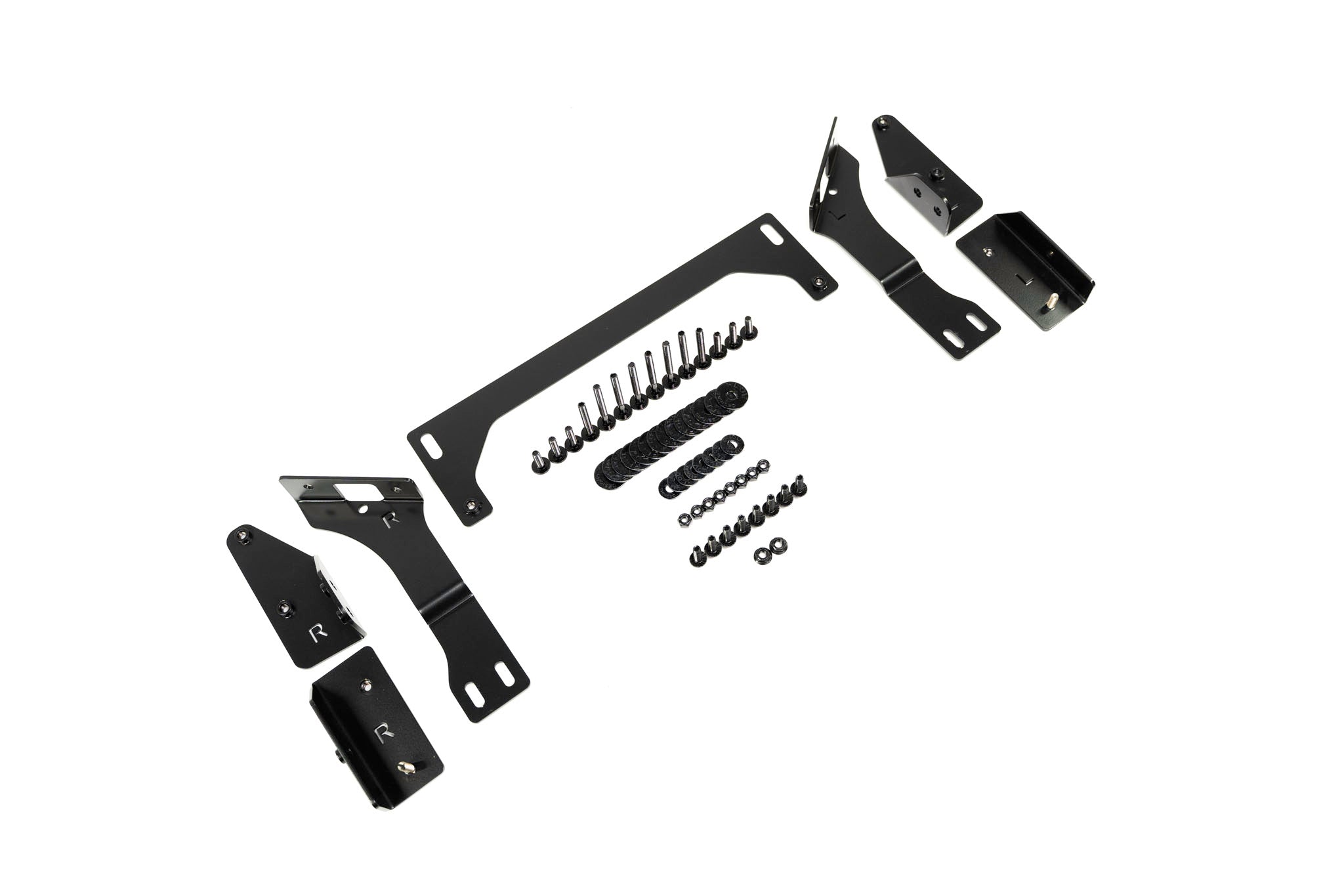 Flow Designs MK8 Golf R Chassis Mounted Front Lip Splitter - iilumolab