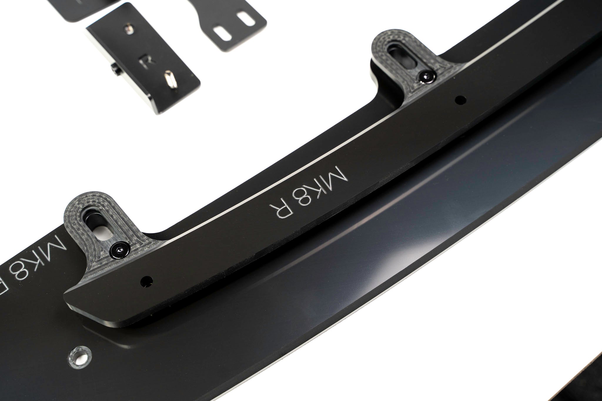 Flow Designs MK8 Golf R Chassis Mounted Front Lip Splitter - iilumolab