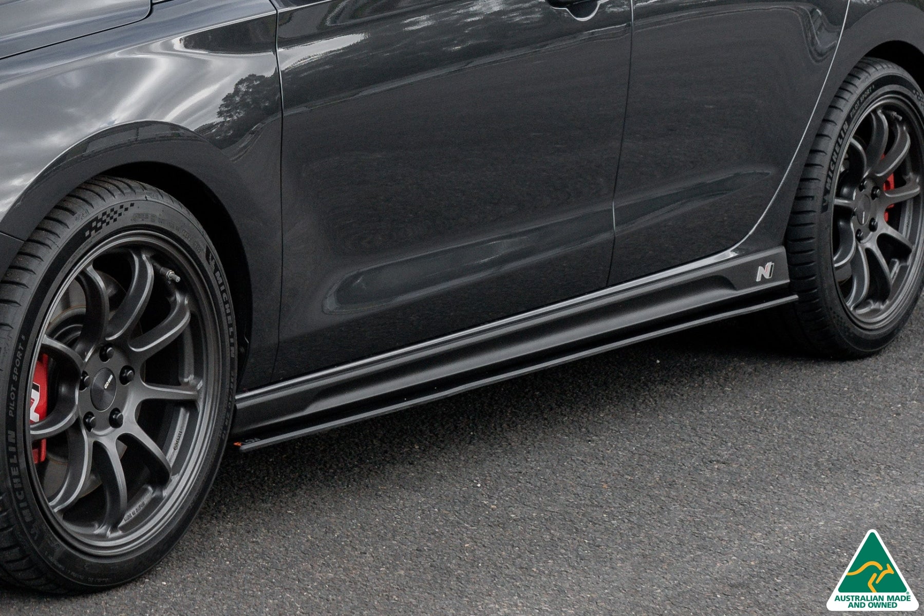Flow Designs i30N Fastback PD FL 2022+ Side Skirt Splitters (Pair) - iilumolab