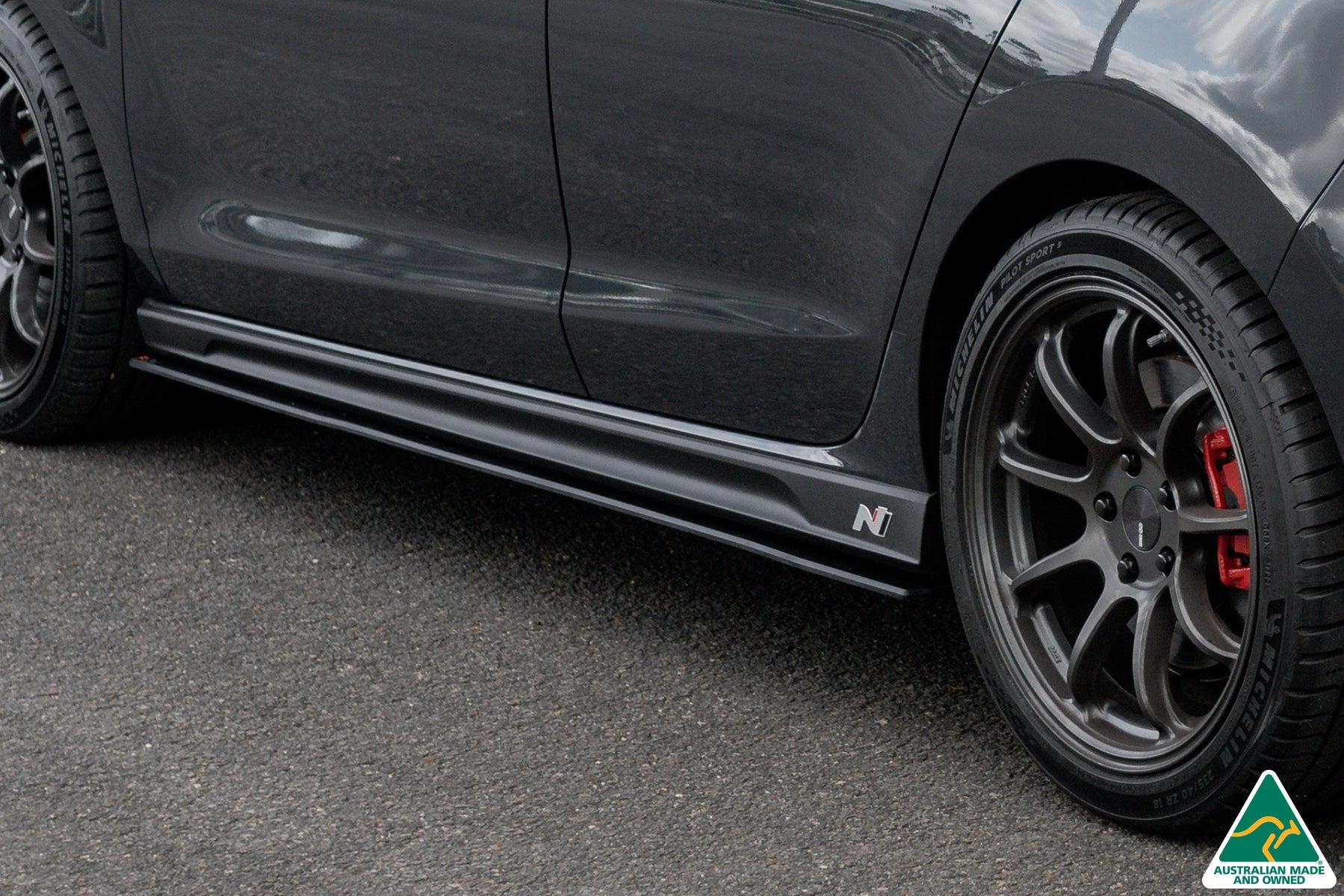 Flow Designs i30N Fastback PD FL 2022+ Side Skirt Splitters (Pair) - iilumolab