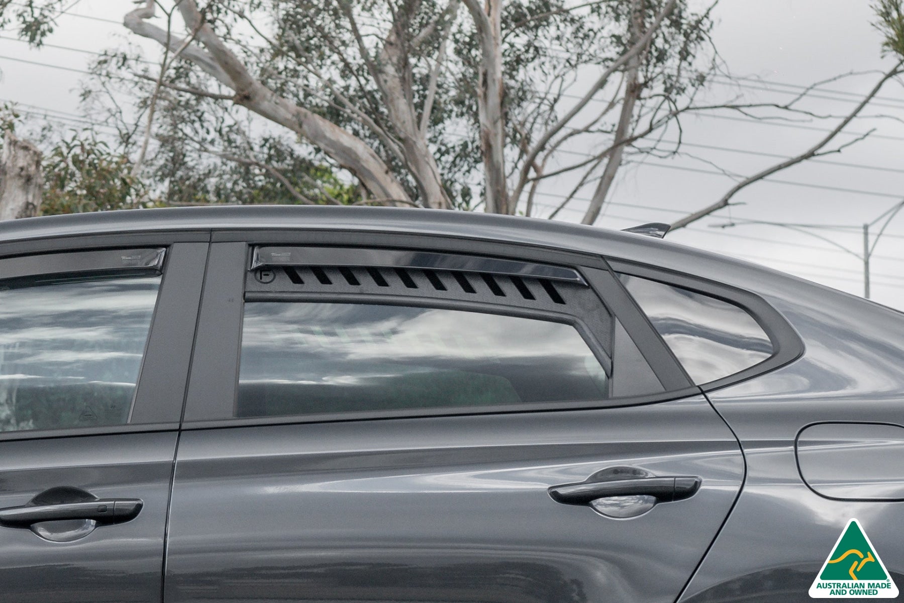 Flow Designs i30N Fastback PD FL 2022+ Rear Window Vents (Pair)