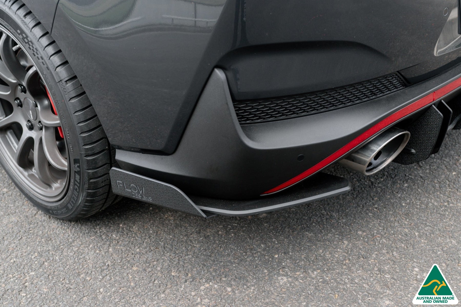 Flow Designs i30N Fastback PD FL 2022+ Rear Spat Winglets (Pair) - iilumolab