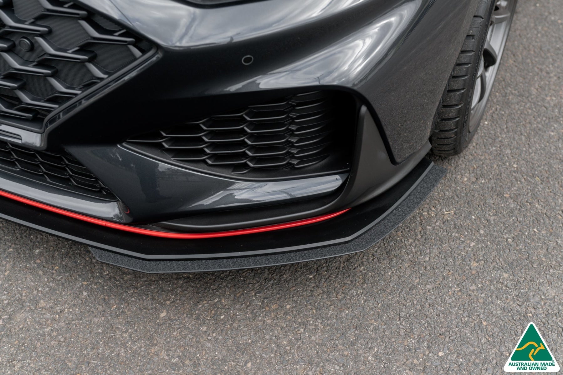 Flow Designs i30N Fastback PD FL 2022+ Front Lip Splitter Extensions (Pair) - iilumolab