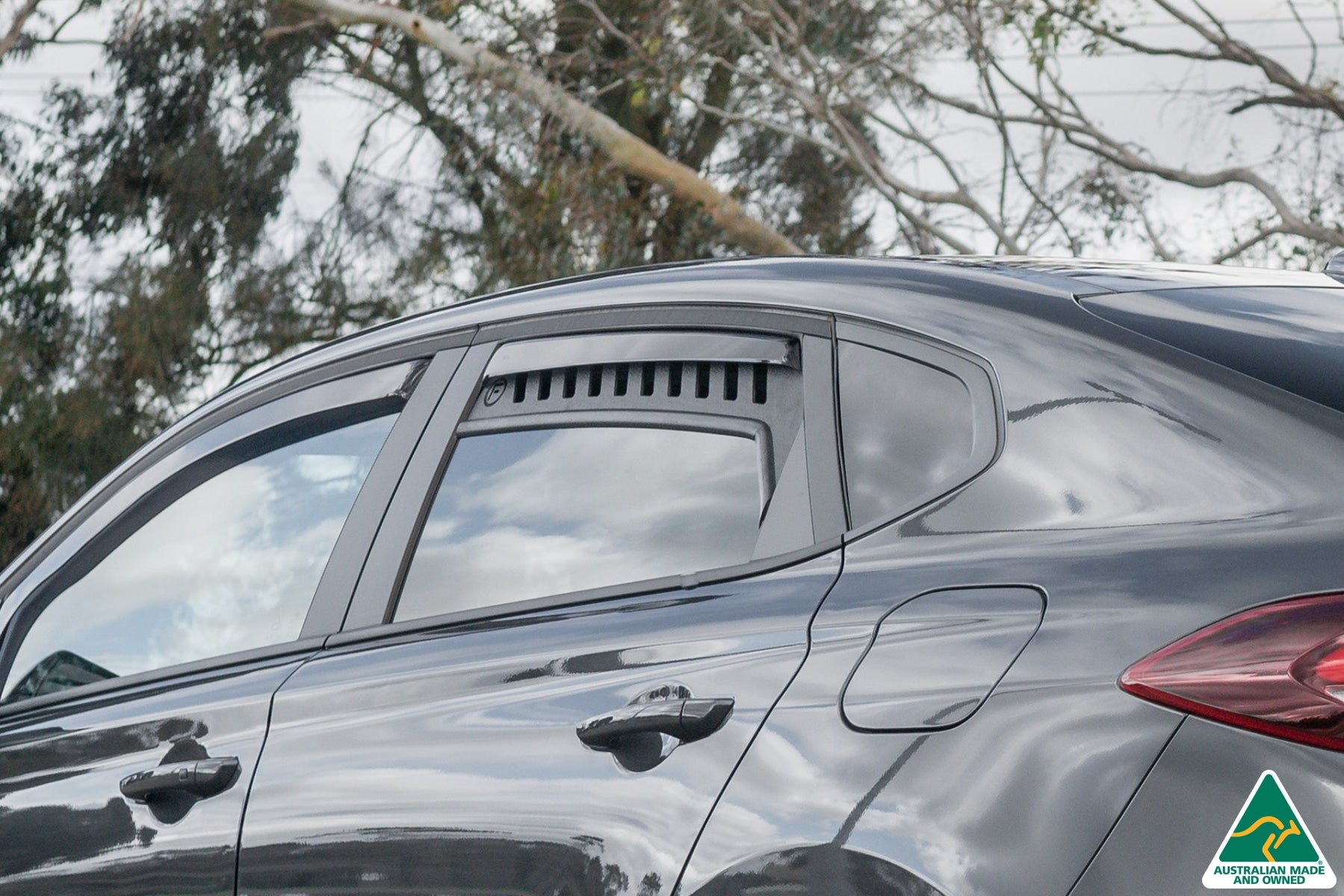 Flow Designs i30N Fastback PD FL 2022+ Rear Window Vents (Pair)