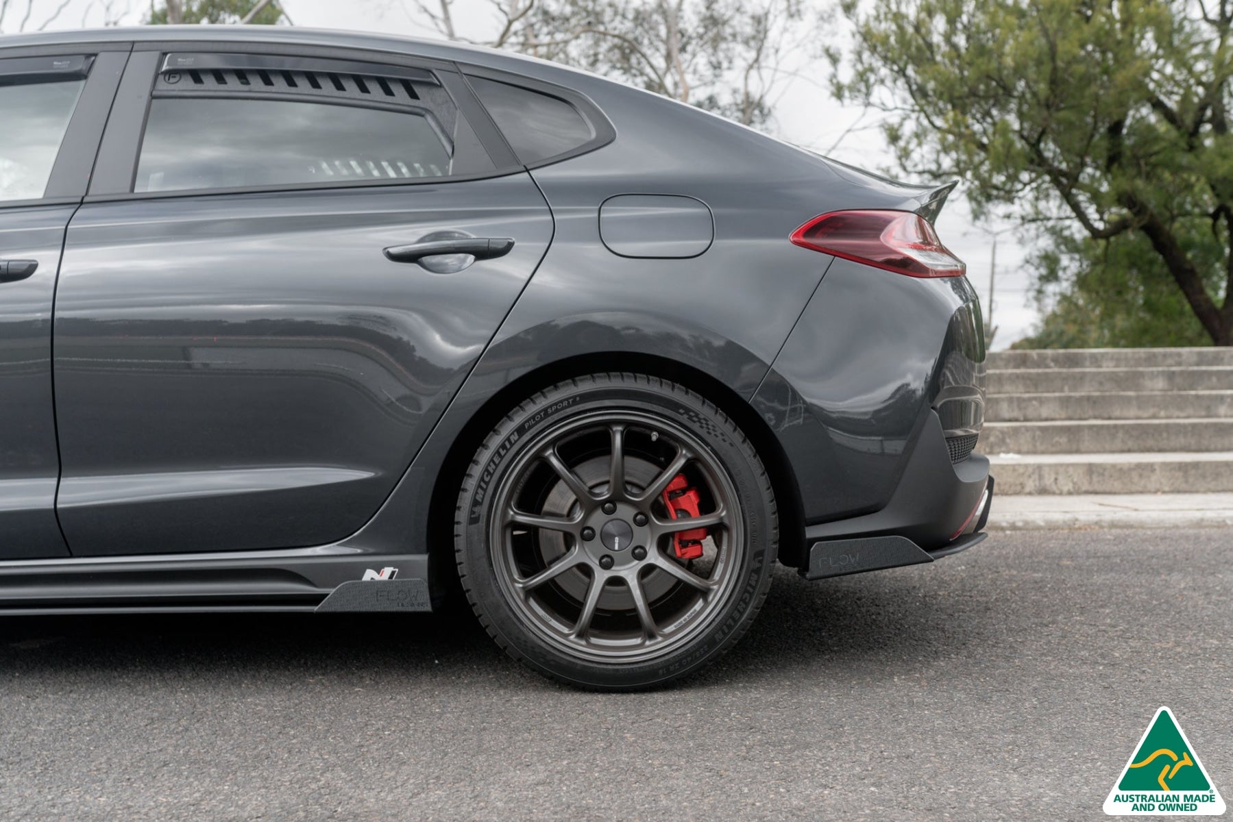 Flow Designs i30N Fastback PD FL 2022+ Side Skirt Splitter Winglets (Pair) - iilumolab