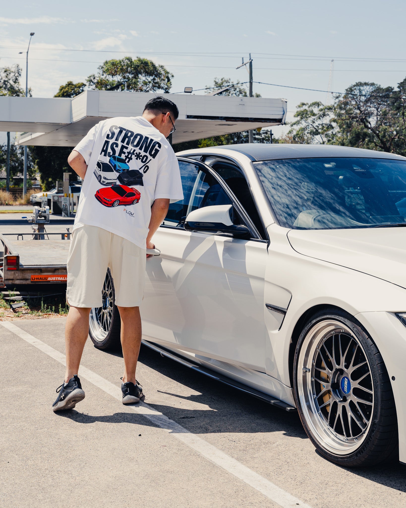 Flow Designs STRONG AS F#*% Black Label Exclusive Oversize Tee