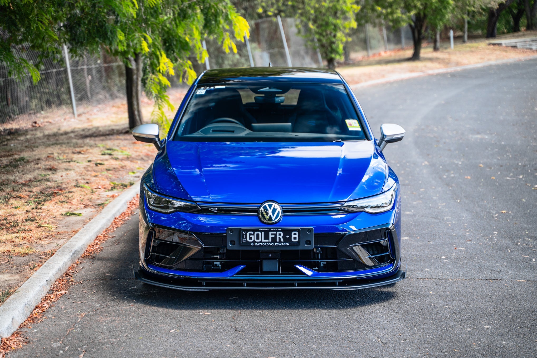 Flow Designs MK8.5 Golf R Chassis Mounted Front Lip Splitter - iilumolab