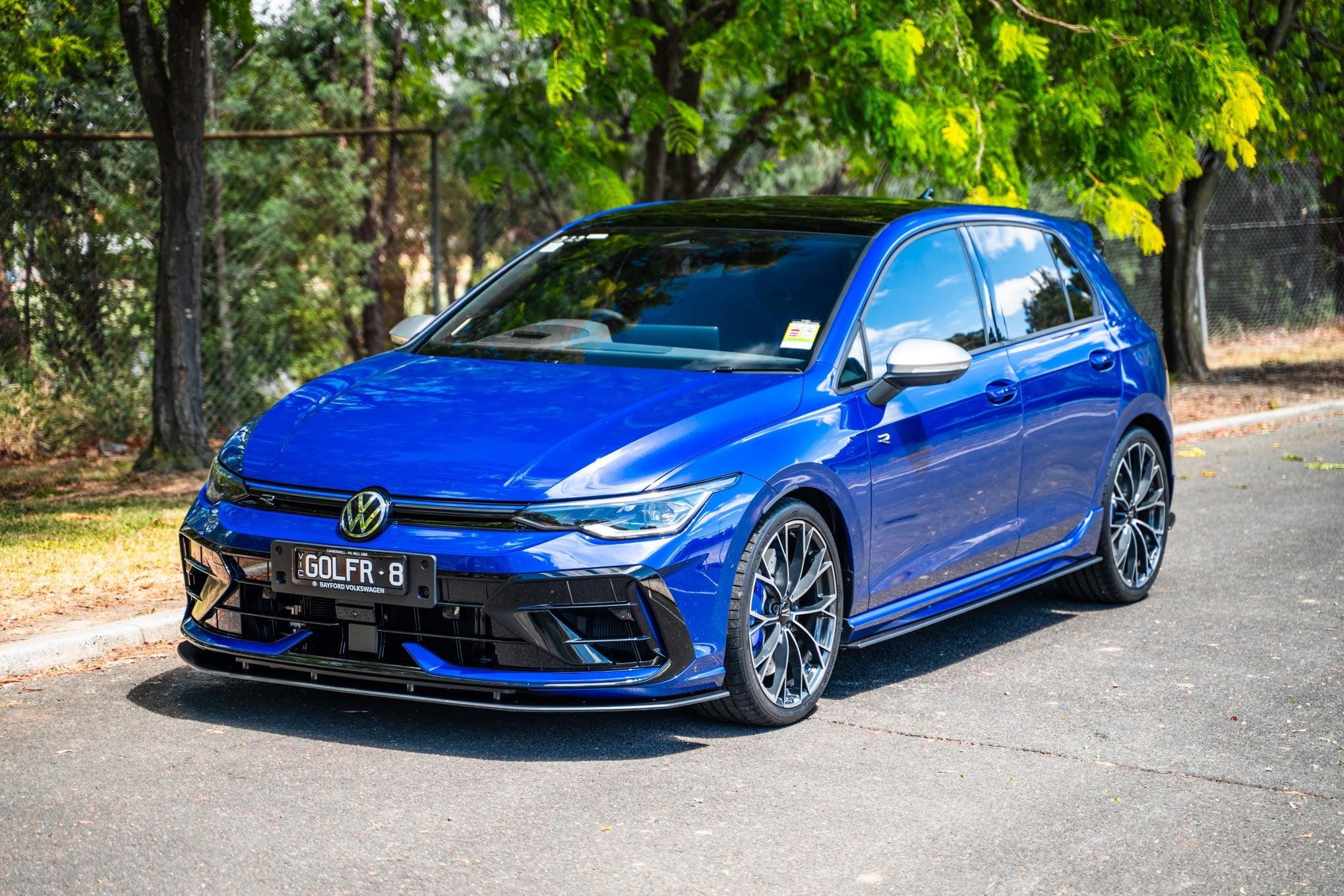 Flow Designs MK8.5 Golf R Chassis Mounted Front Lip Splitter - iilumolab