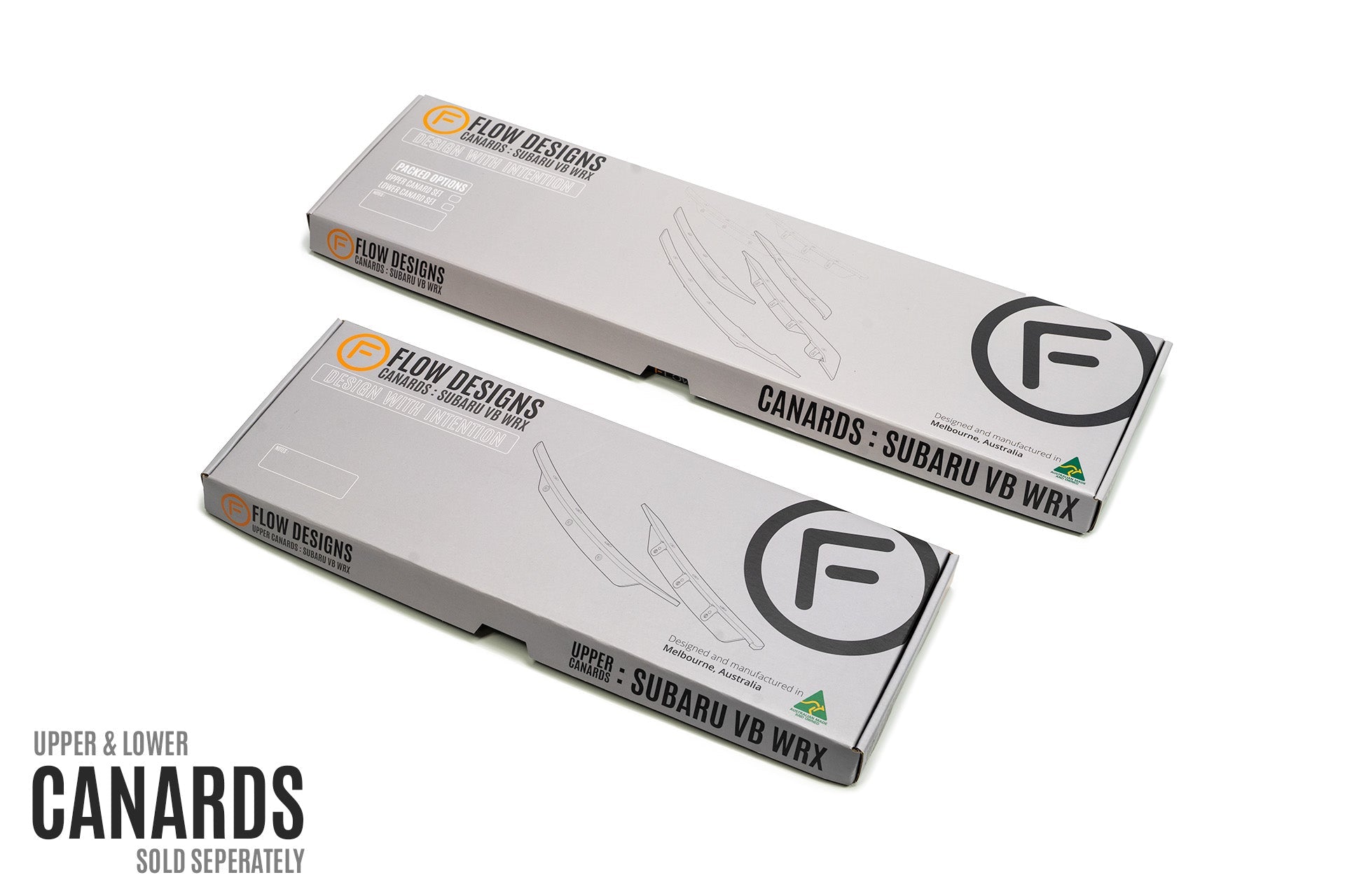 Flow Designs VB WRX Front Bumper Canards