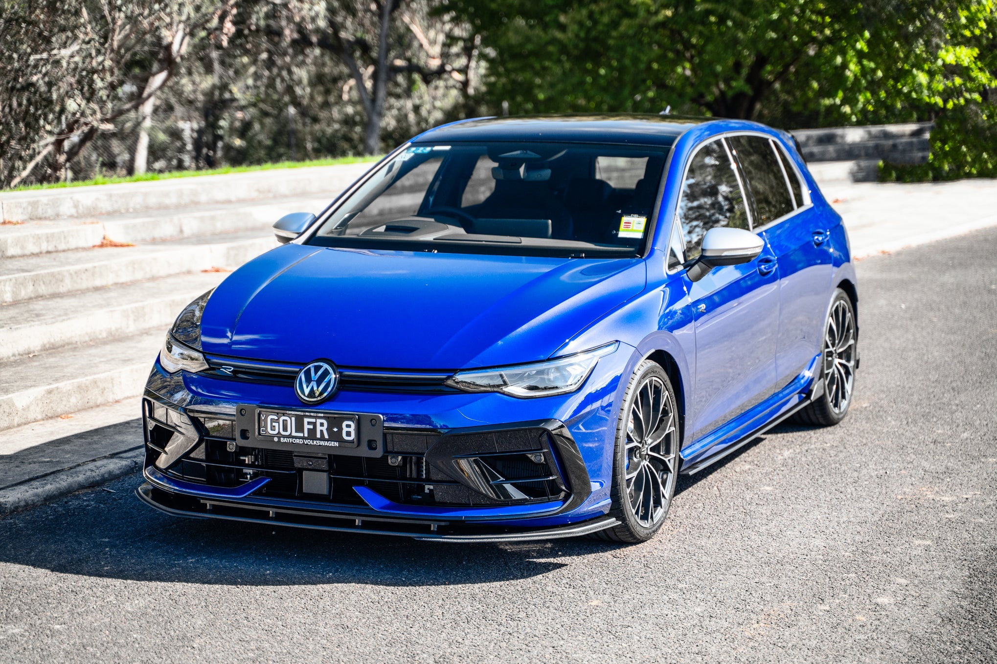 Flow Designs MK8.5 Golf R Front Lip Splitter Extensions (Pair) - iilumolab