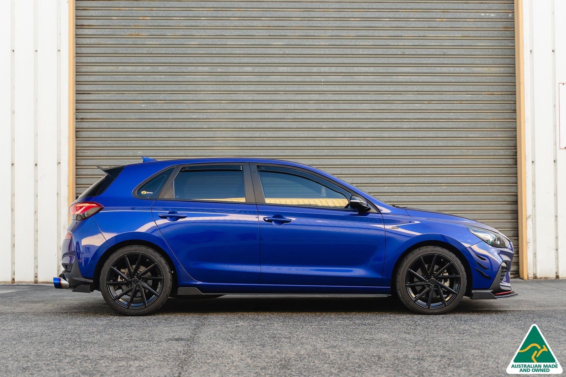 Flow Designs i30 N Line Hatch PD (2018-2023) Side Skirt Splitters (Pair) - iilumolab