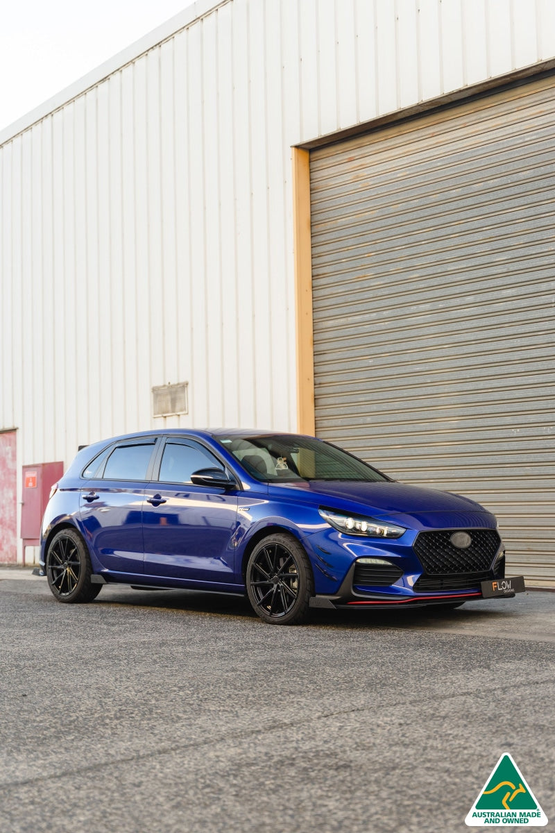 Flow Designs i30 N Line Hatch PD (2018-2023) Side Skirt Splitters (Pair) - iilumolab
