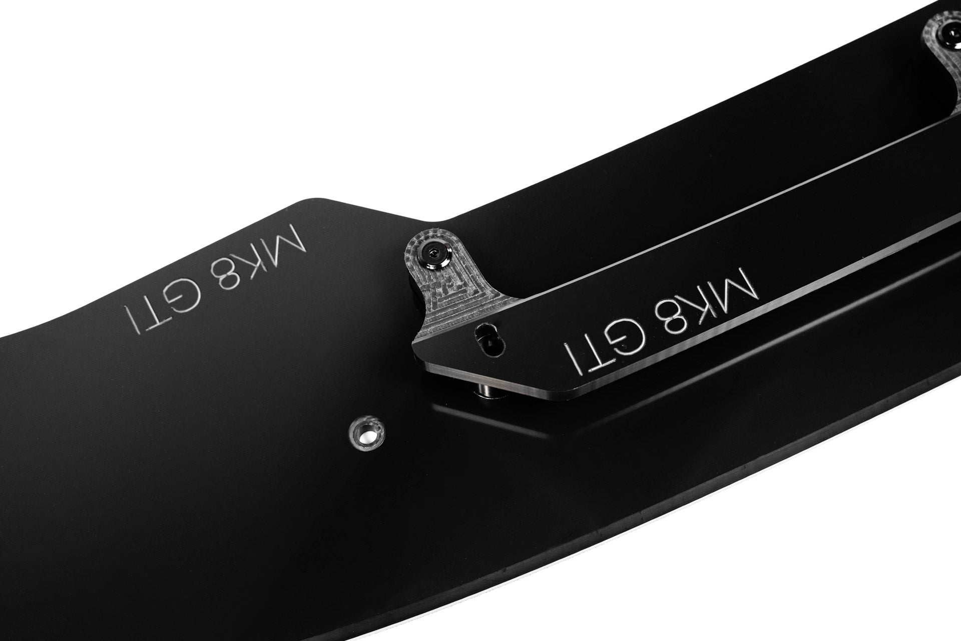 Flow Designs MK8 Golf GTI Front Lip Splitter & Bumper Reinforcement Plate - iilumolab